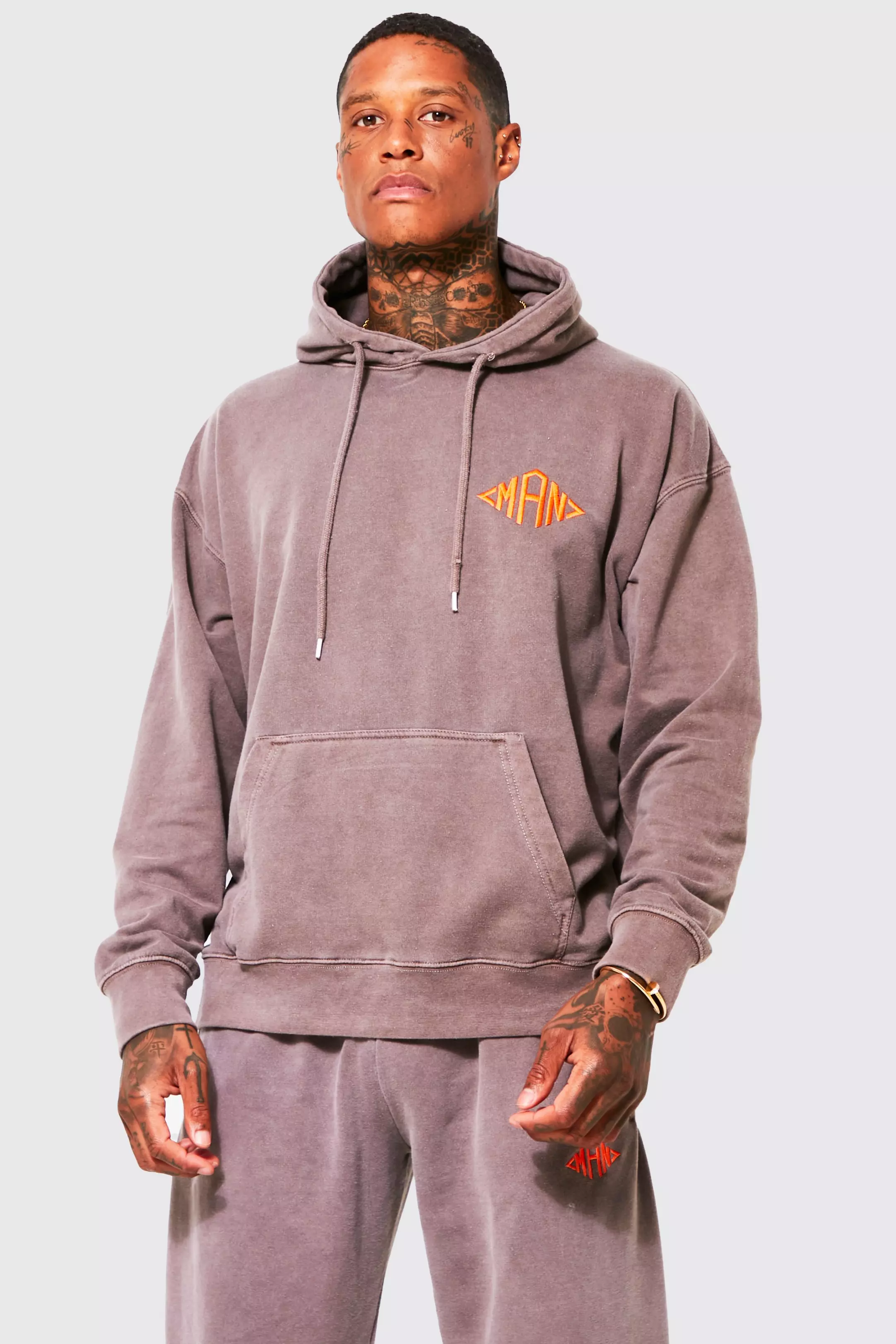 Coffee Man Diamond Washed Tracksuit alternative image