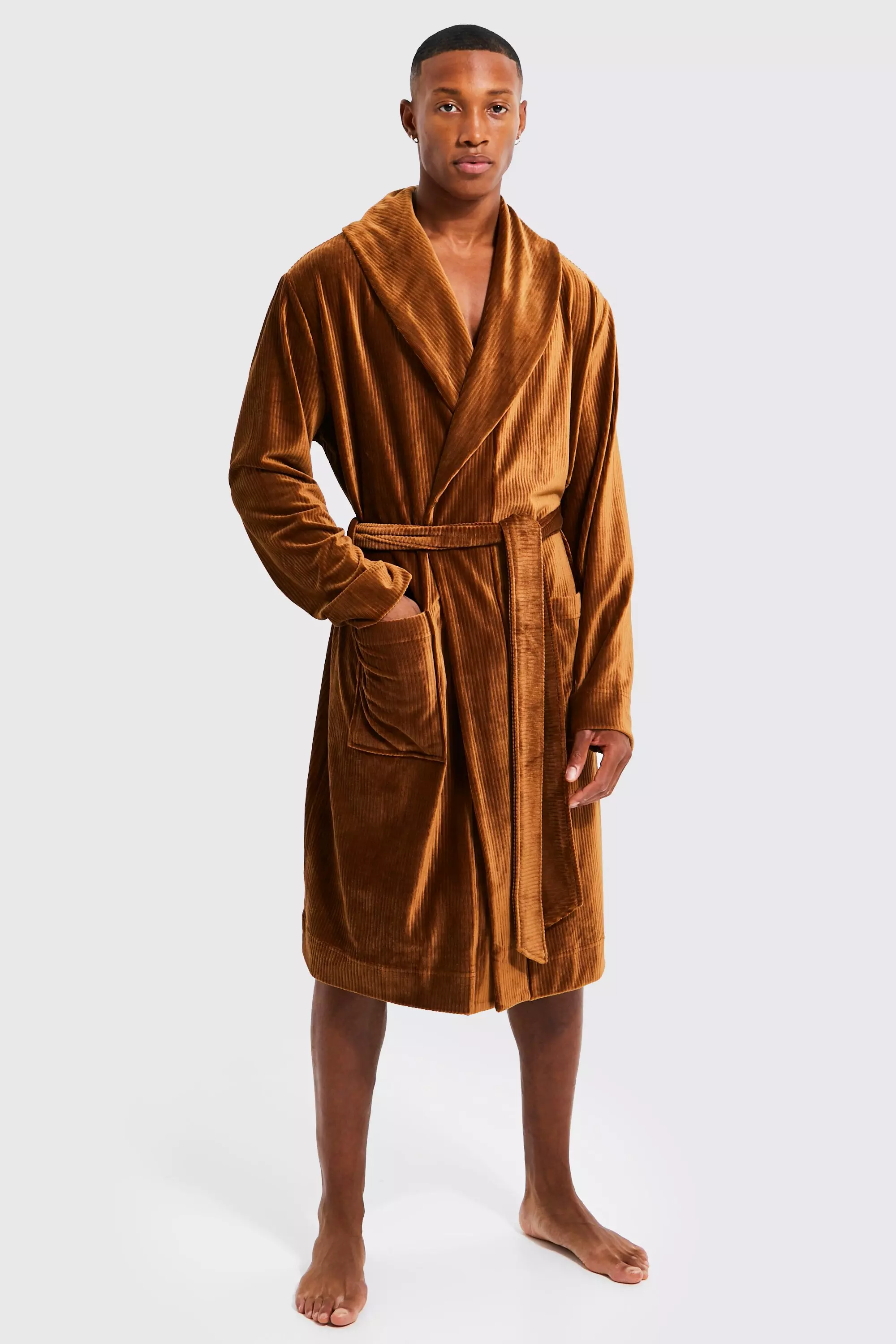 Mens towelling dressing on sale gown marks and spencer