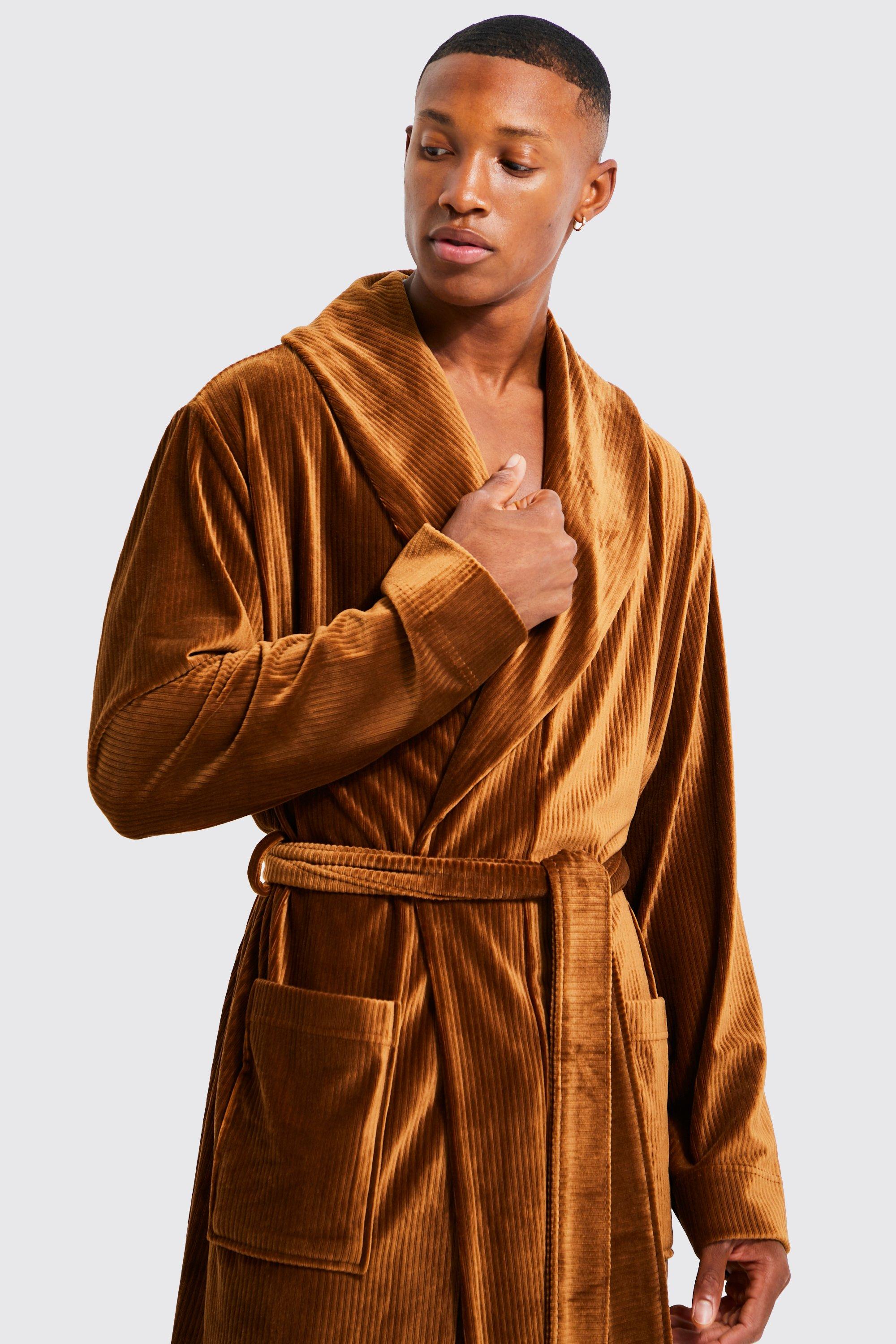 Boohoo mens best sale dressing gown