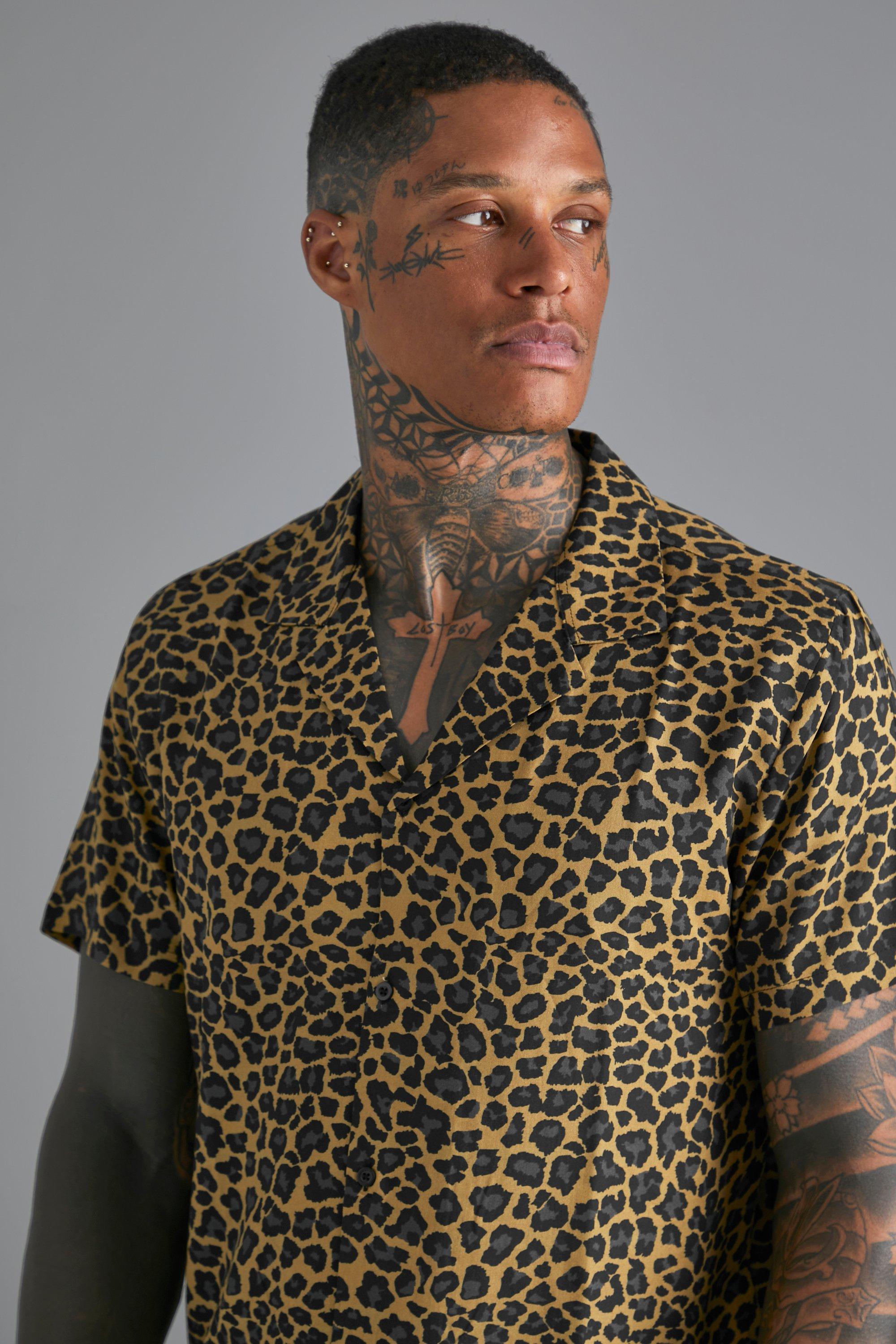 Camicia clearance animalier uomo