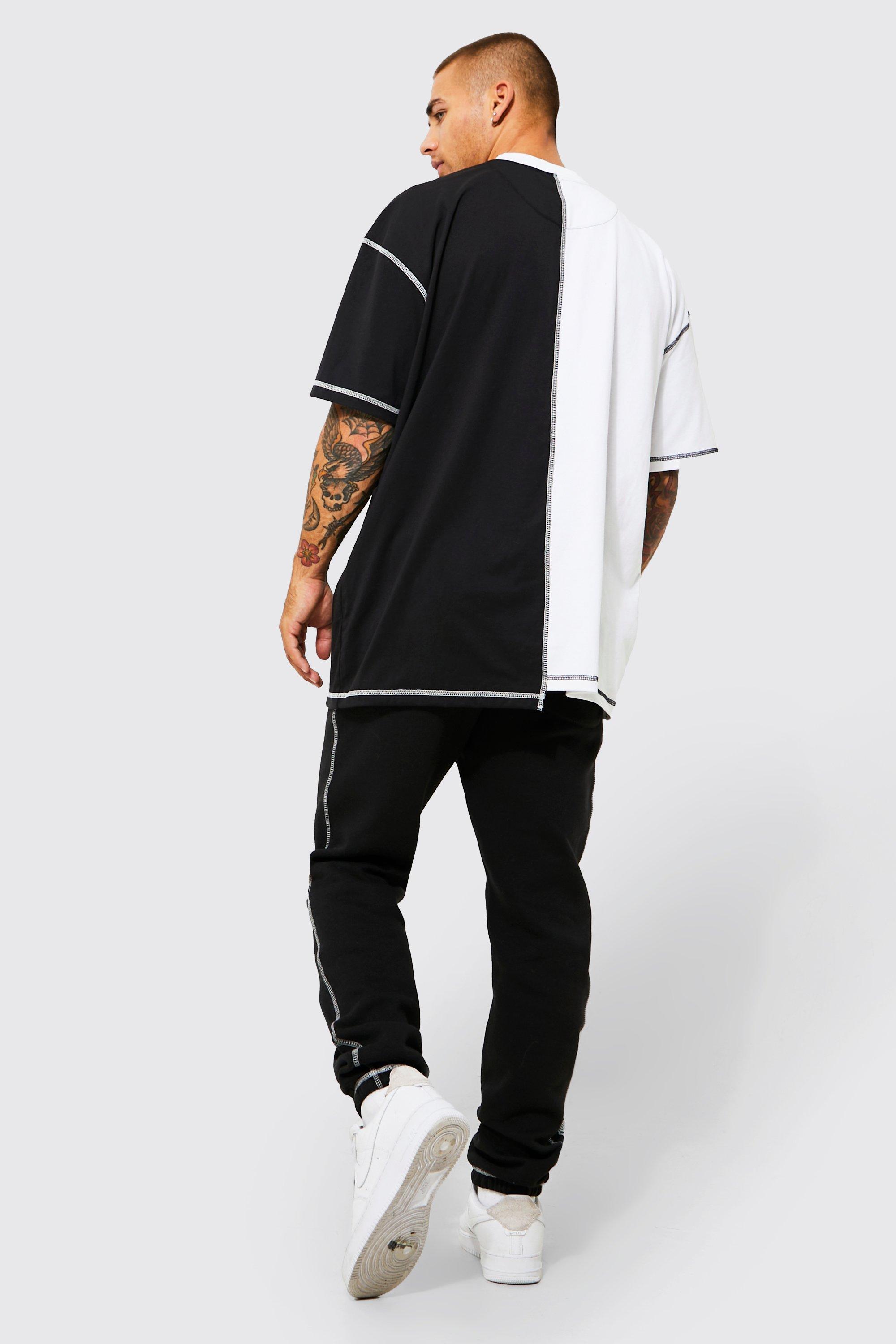 Spliced Varsity Graphic Joggers