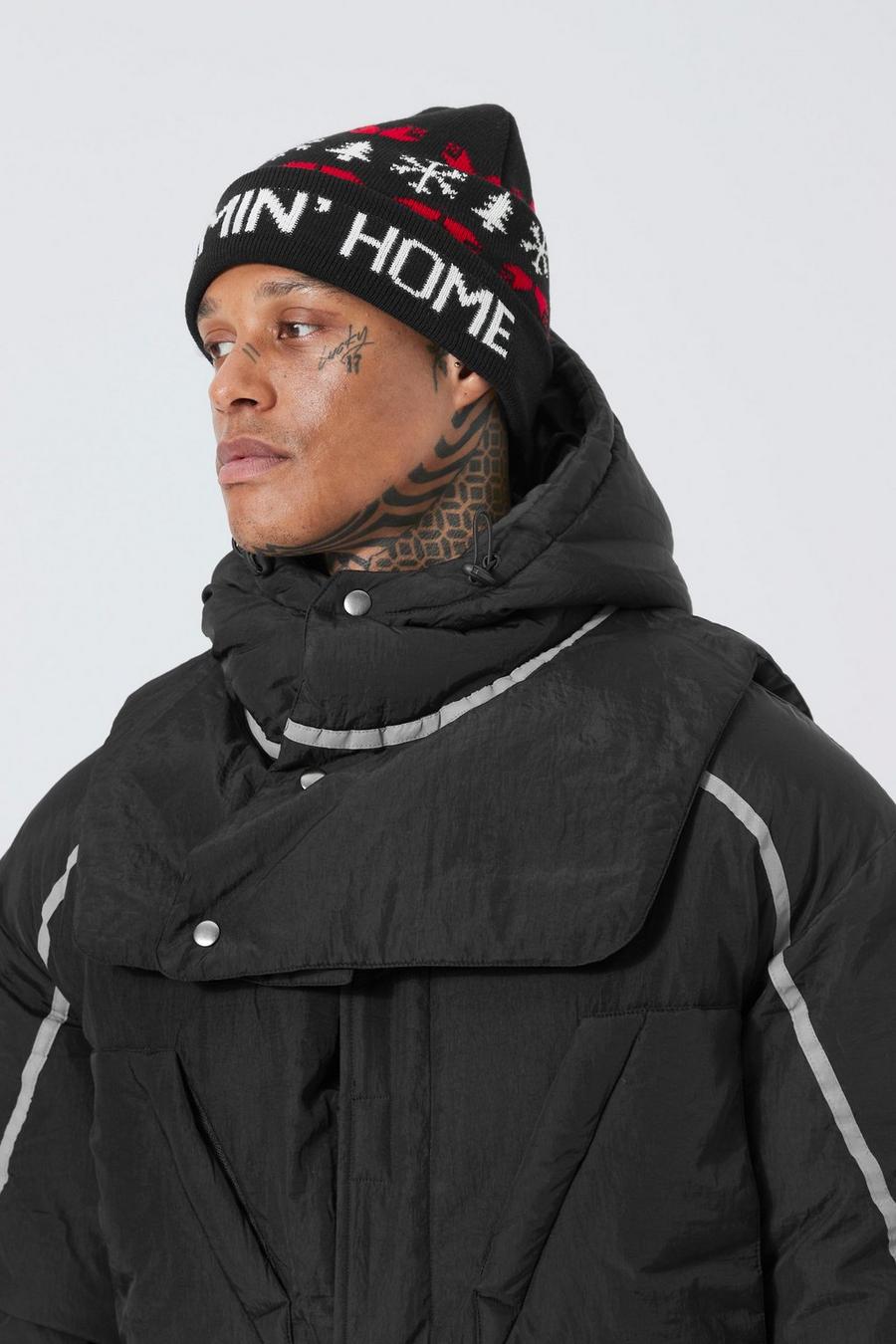 Black It's Coming Home Beanie image number 1