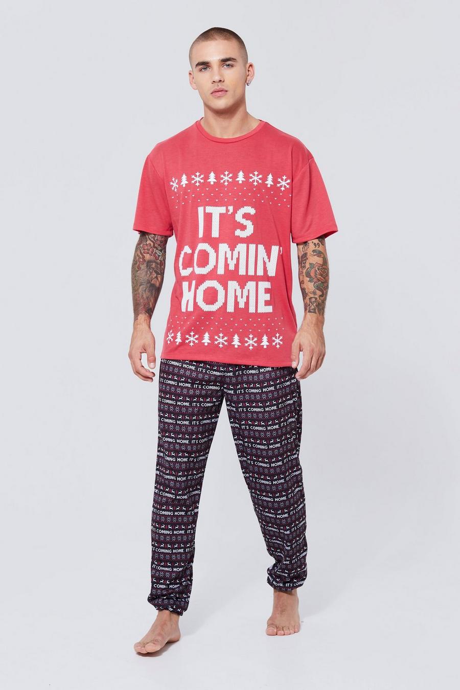 It‘s Coming Home Loungewear-Set mit Jogginghose, Red image number 1