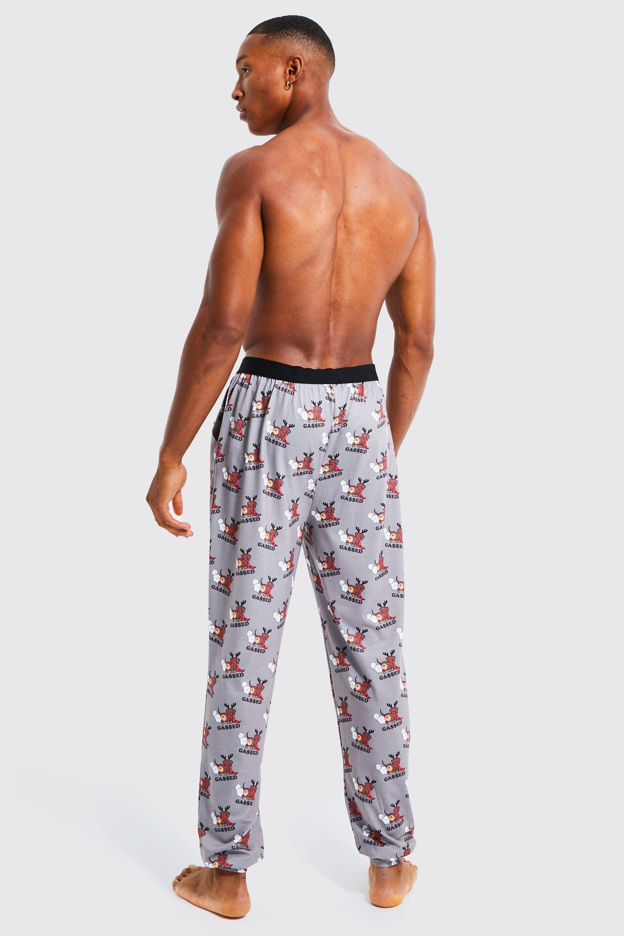 Mens christmas pyjamas online boohoo