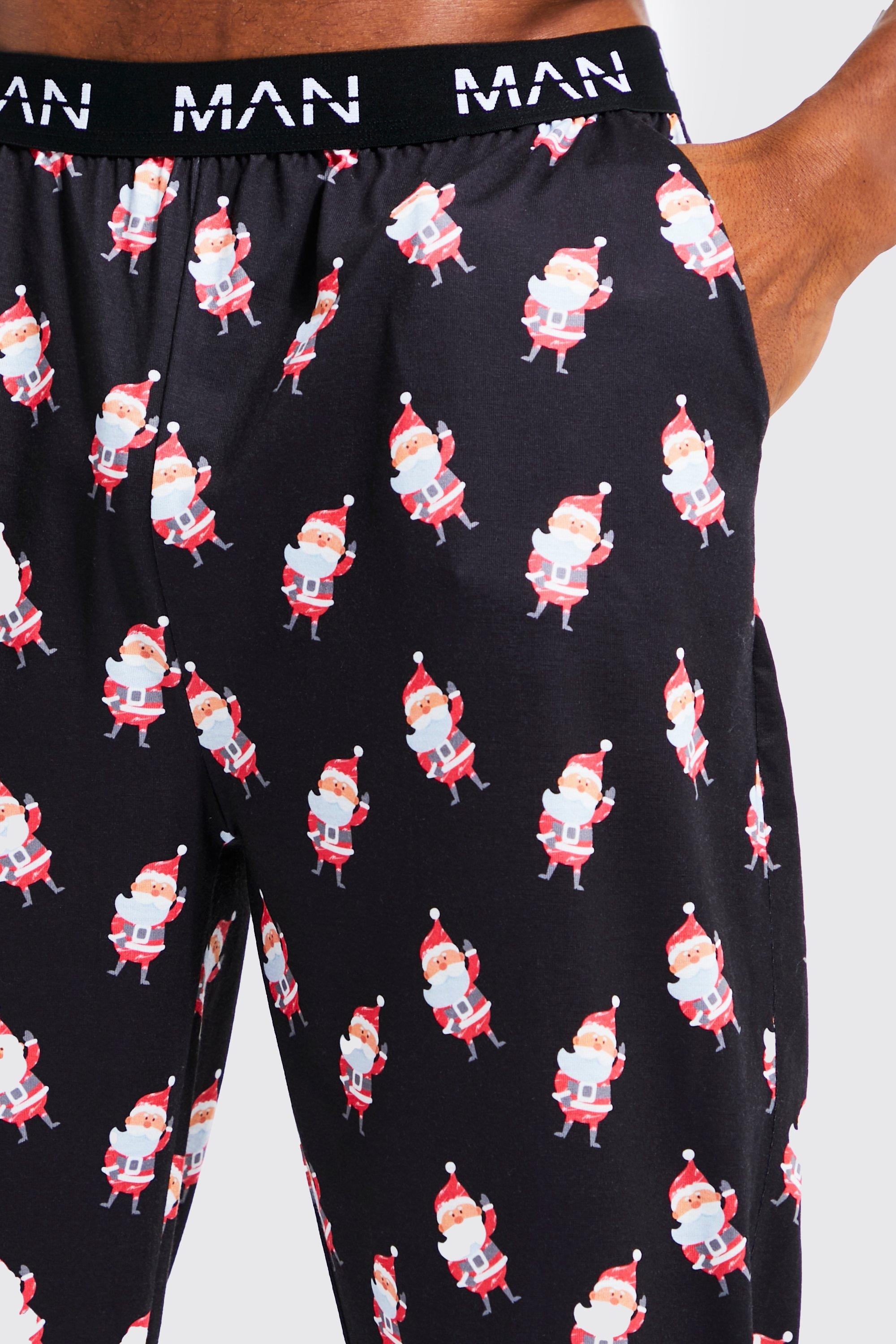 Man Novelty Santa Christmas Lounge Sweatpants