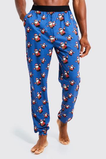 Santa Xmas Lounge Jogger navy