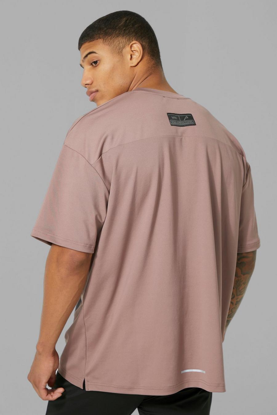T-shirt de sport oversize - MAN Active, Mauve image number 1