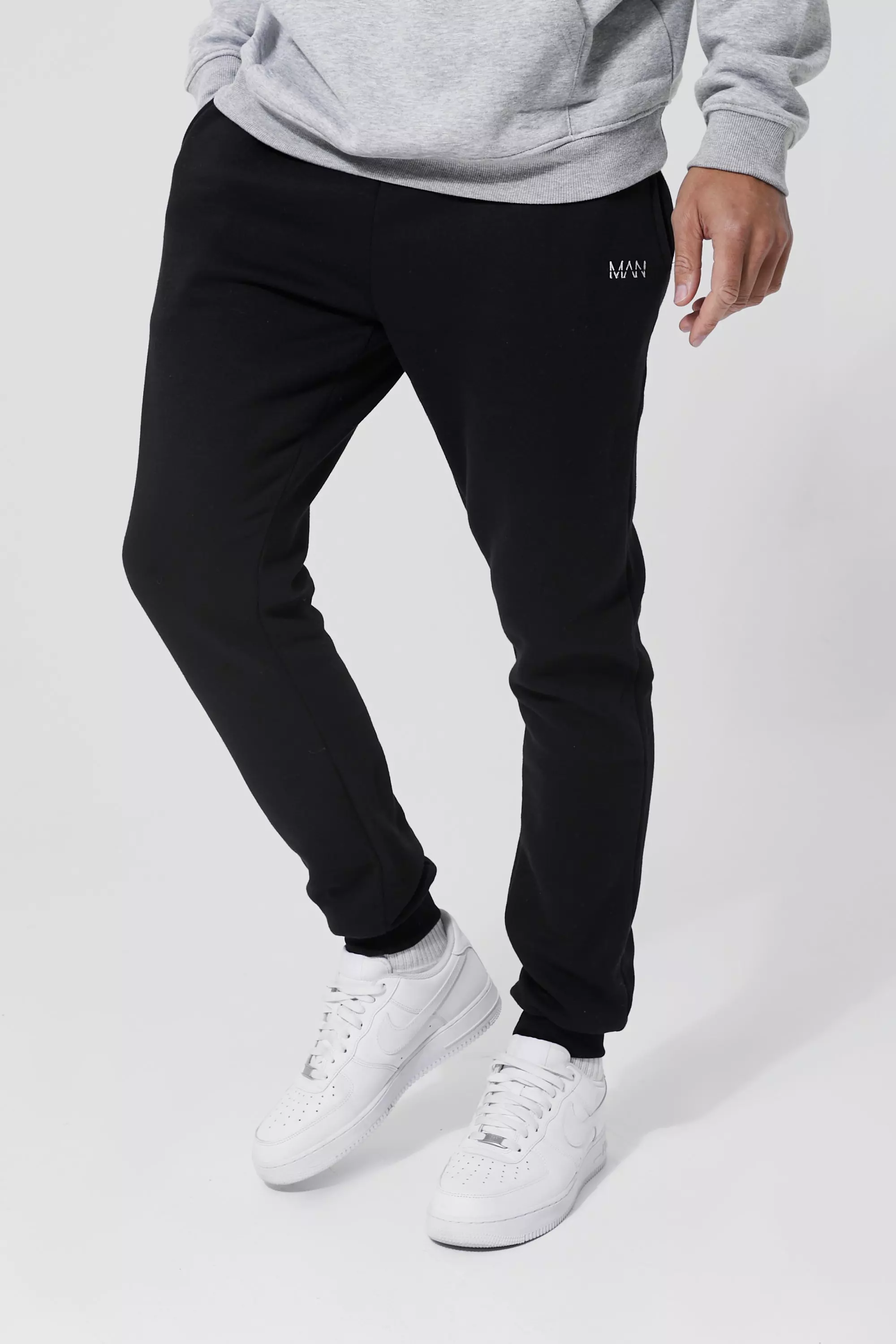 Boohoo mens skinny store joggers