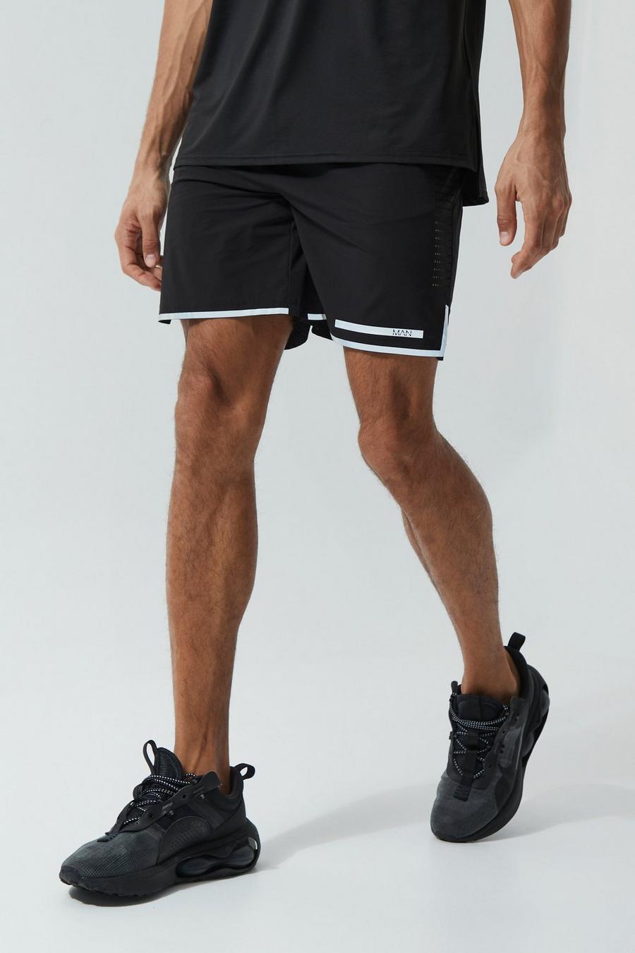 Black Tall Man Active 5 Inch Performance Shorts image number 1
