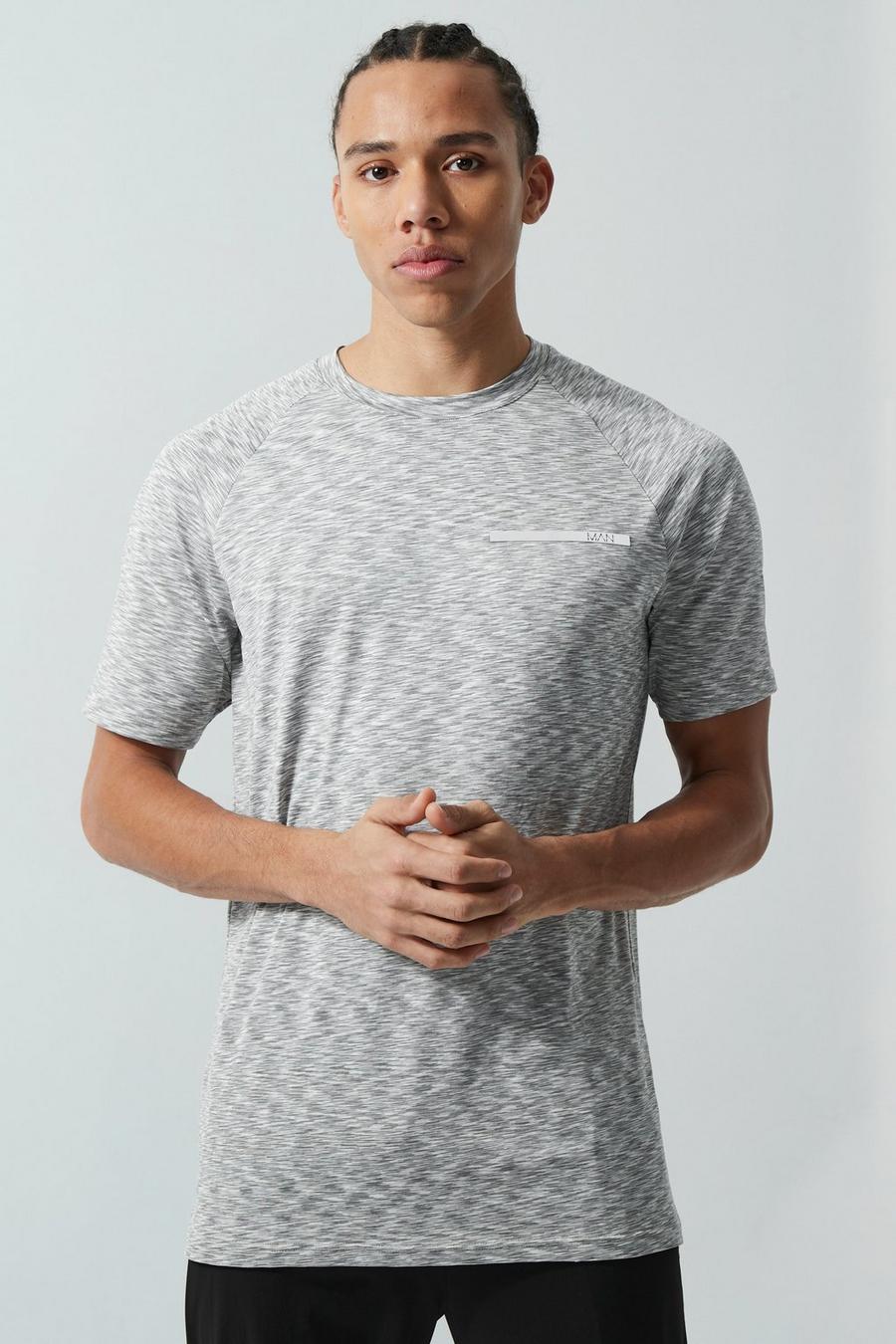 Tall - T-shirt de sport performance - MAN Active, Charcoal grey