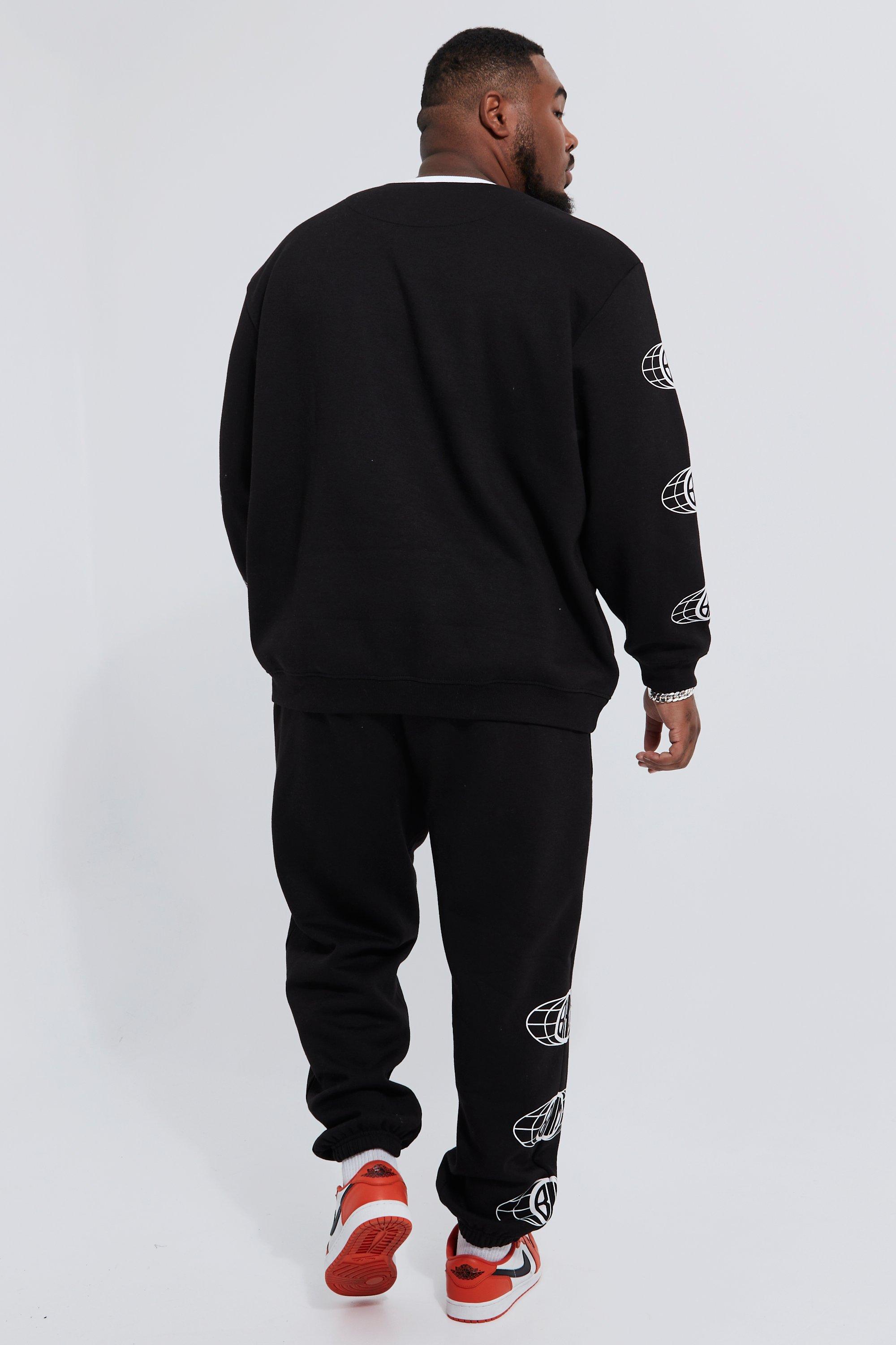 Plus Baggy Fit Ltd Edition Sweat Tracksuit