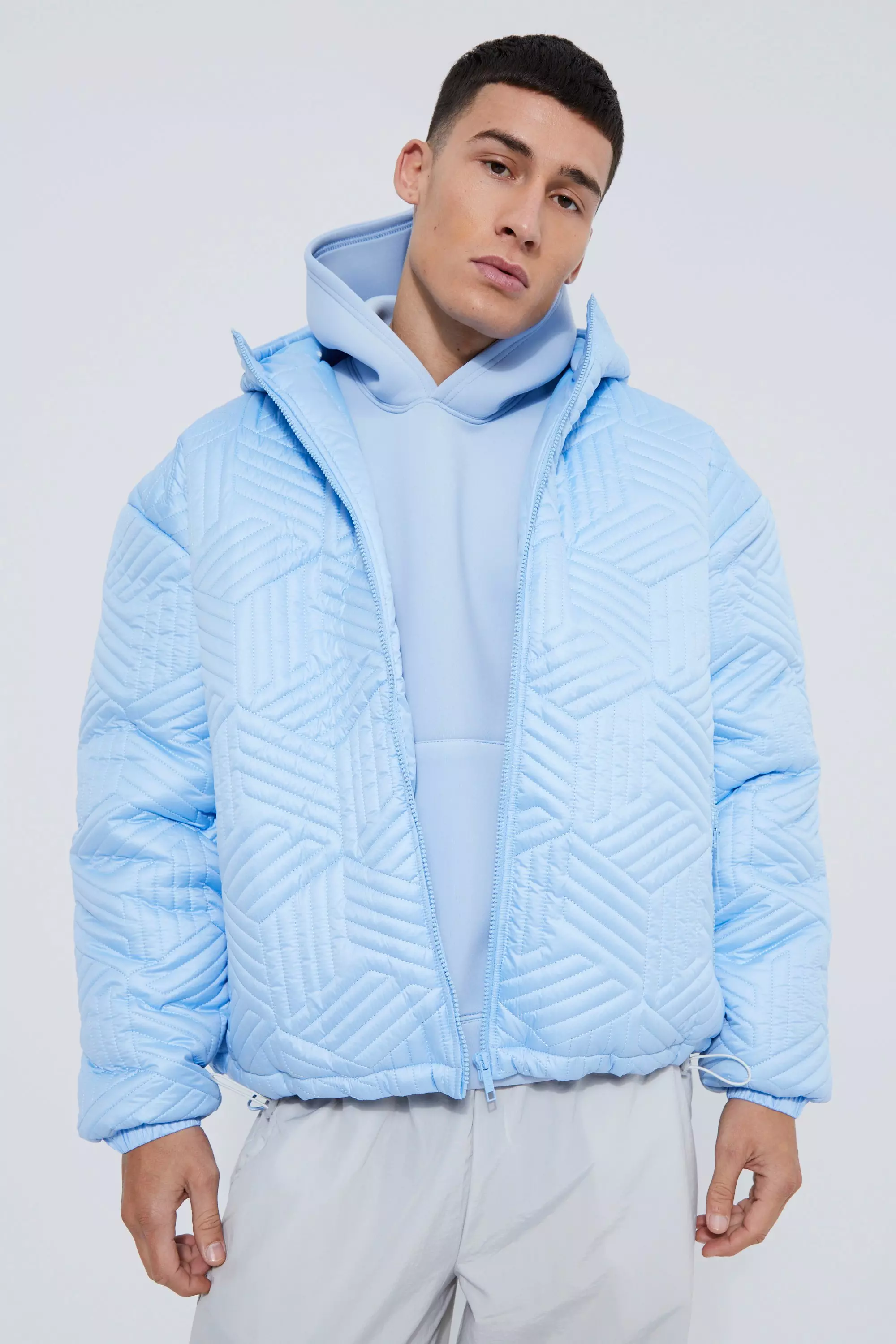 Adidas originals oversized outlet padded jacket with hood