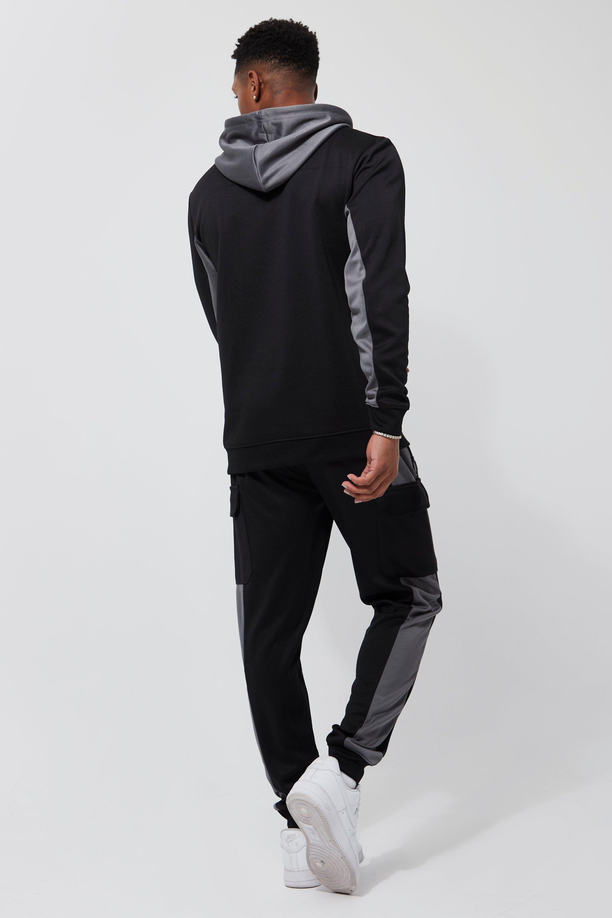 Nike block tracksuit best sale