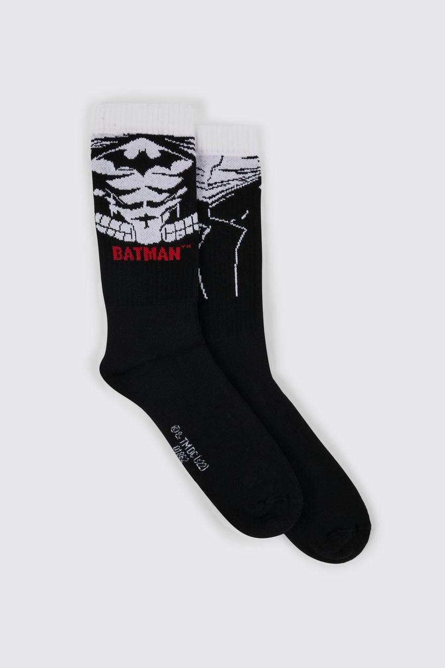 Black Batman Jacquard Socks image number 1