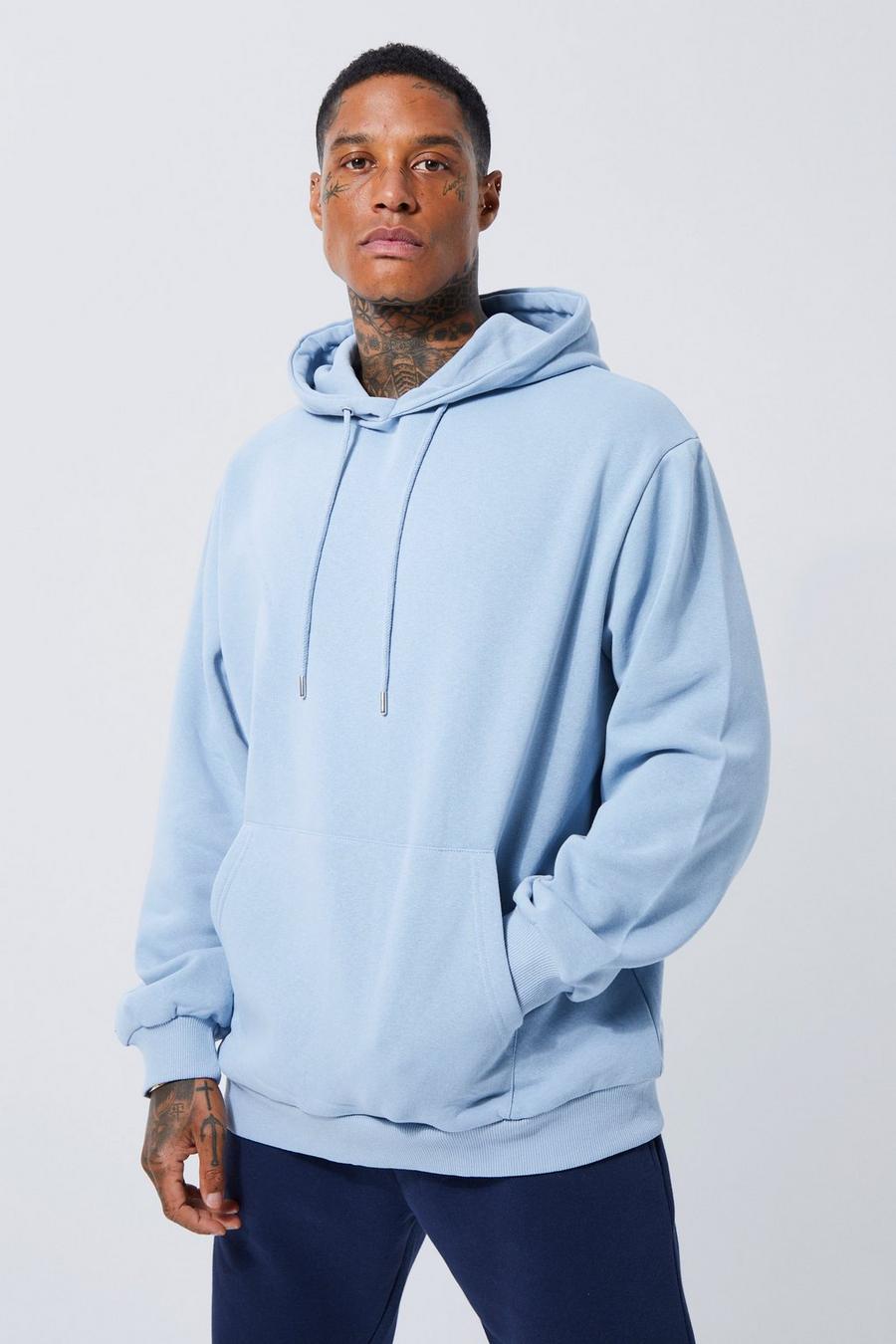 Oversize Hoodie, Dusty blue image number 1