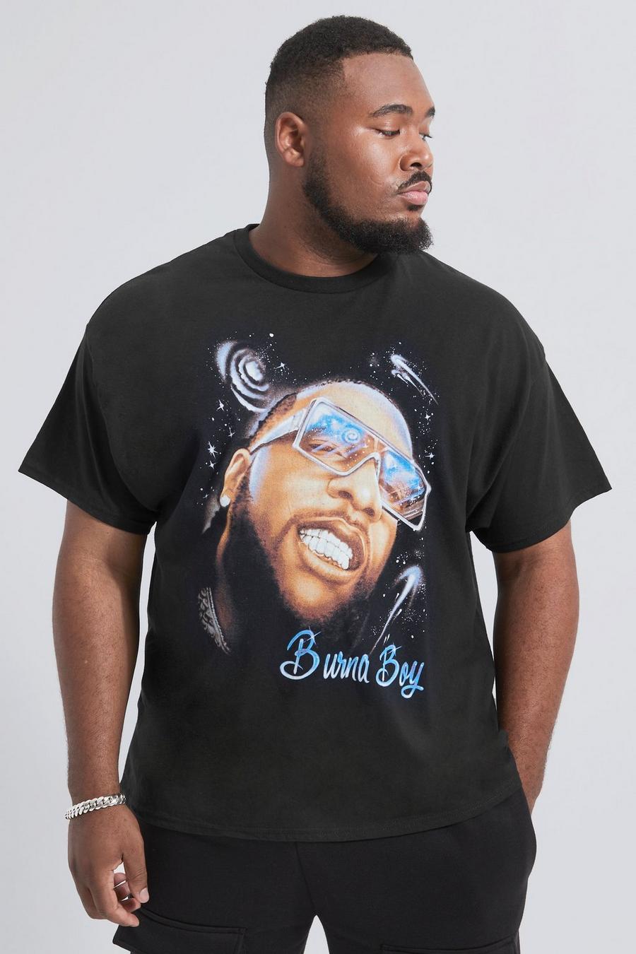 Black Plus Burna Boy License T-shirt image number 1