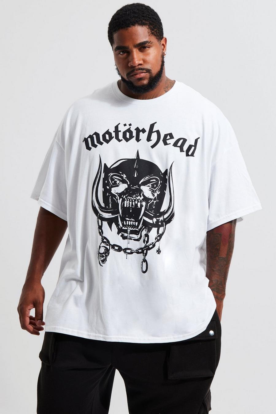 Grande taille - T-shirt à imprimé Motorhead, White image number 1