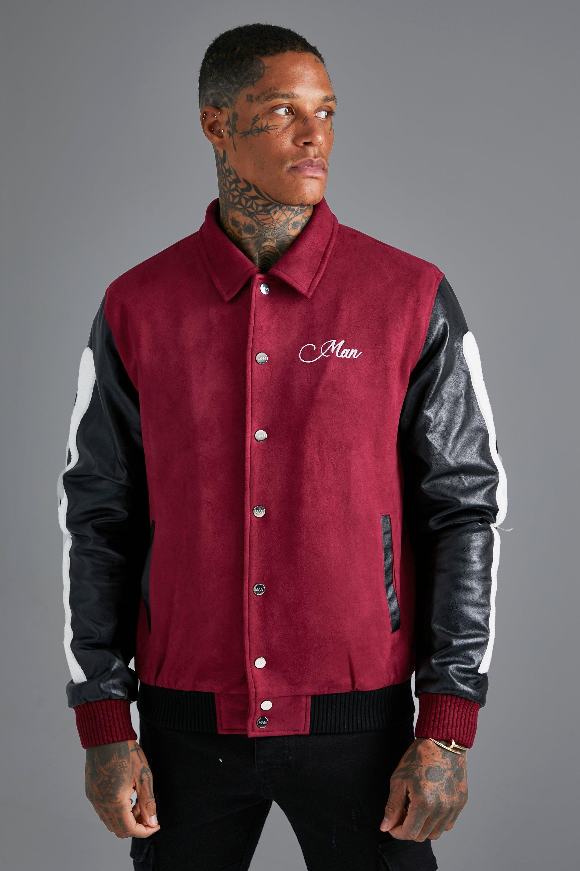 suede letterman jacket