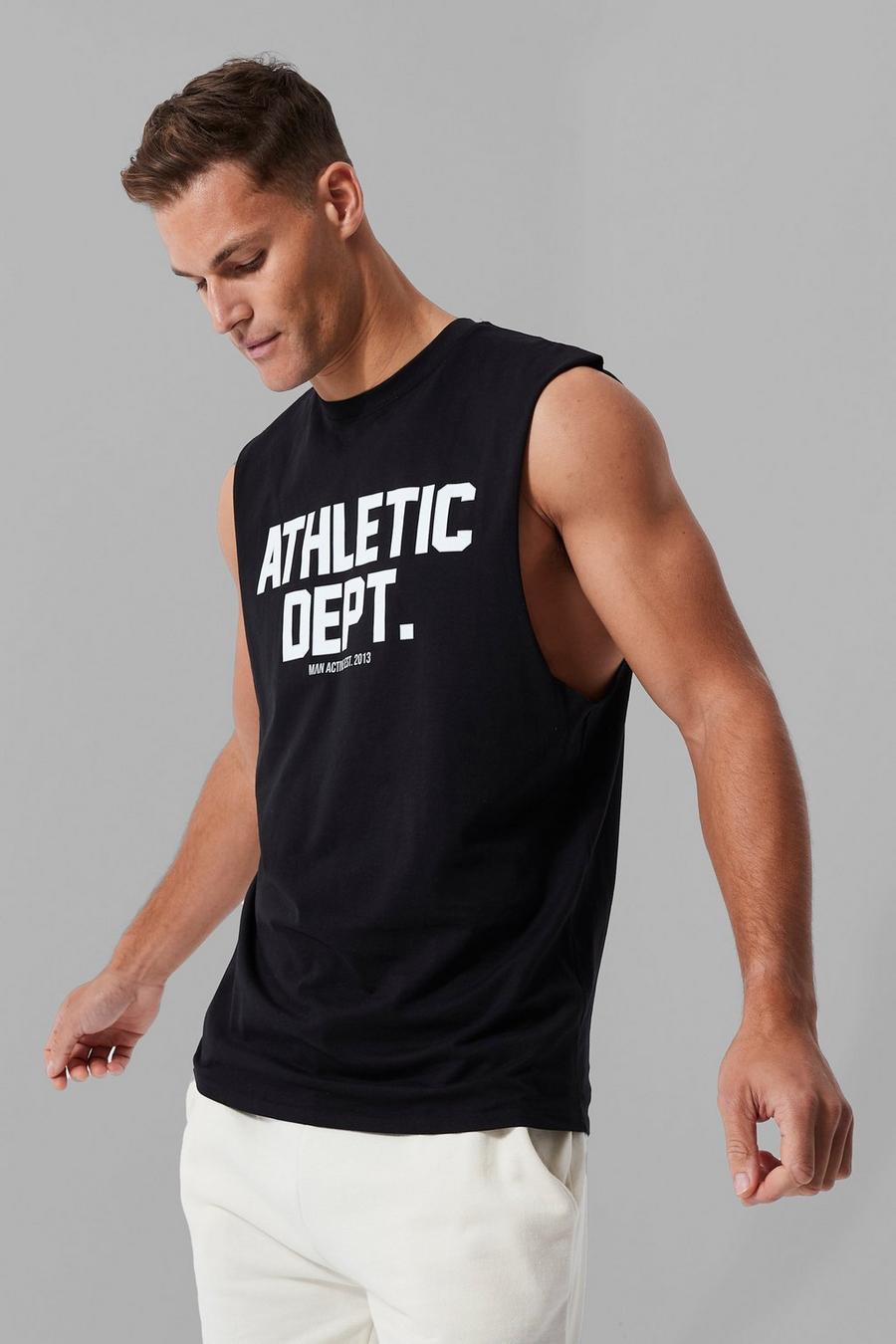 Black Tall Man Active Athletic Dept. Tank image number 1