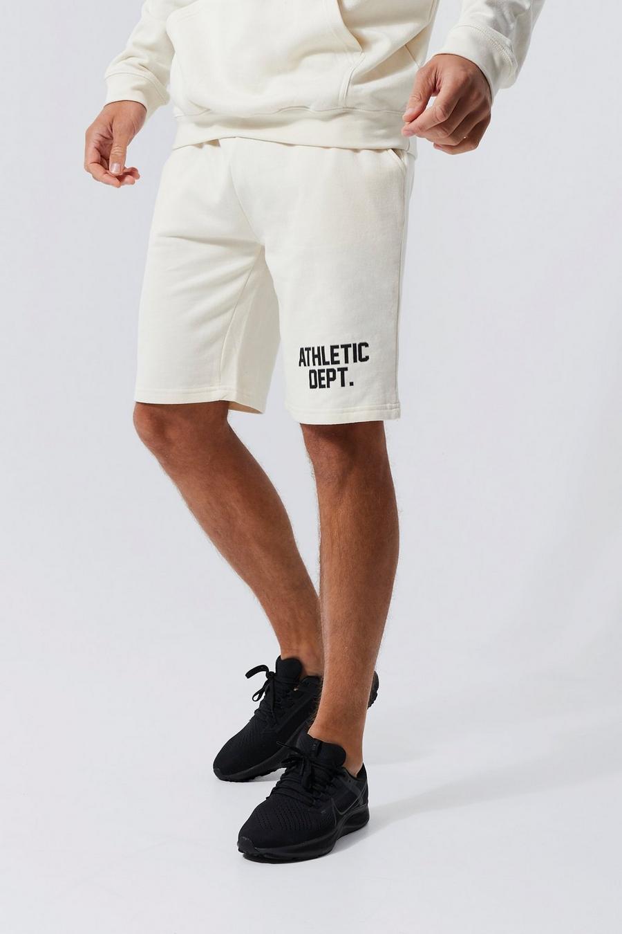 Ecru white Tall Man Active Athletic Dept. Shorts