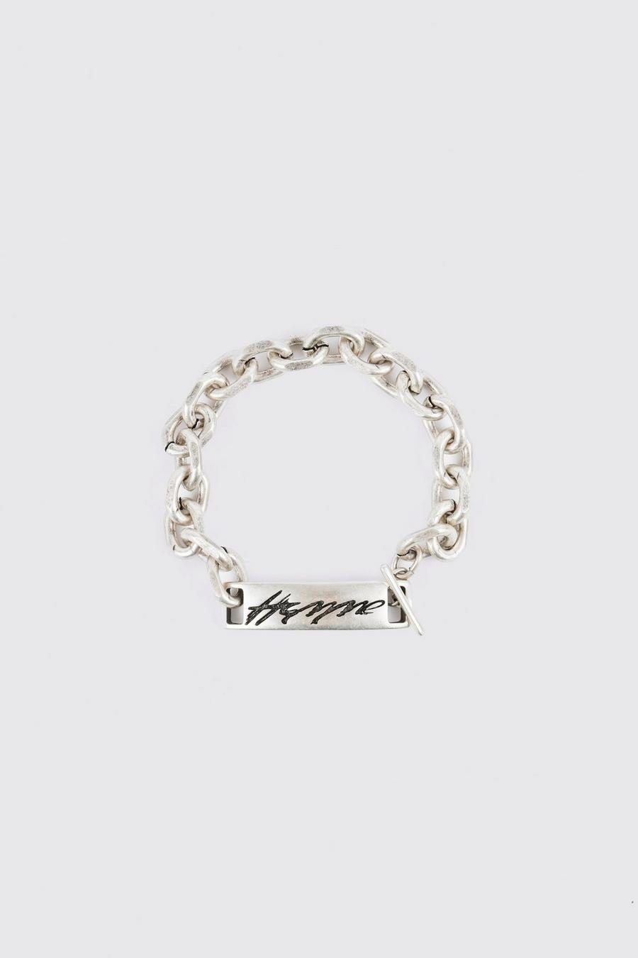 Silver Homme Chunky Chain Bracelet image number 1