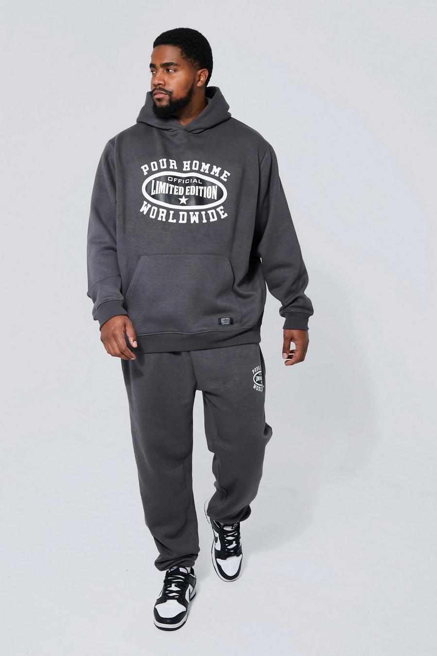 Dark grey Plus Pour Homme Limited Edition Tracksuit image number 1