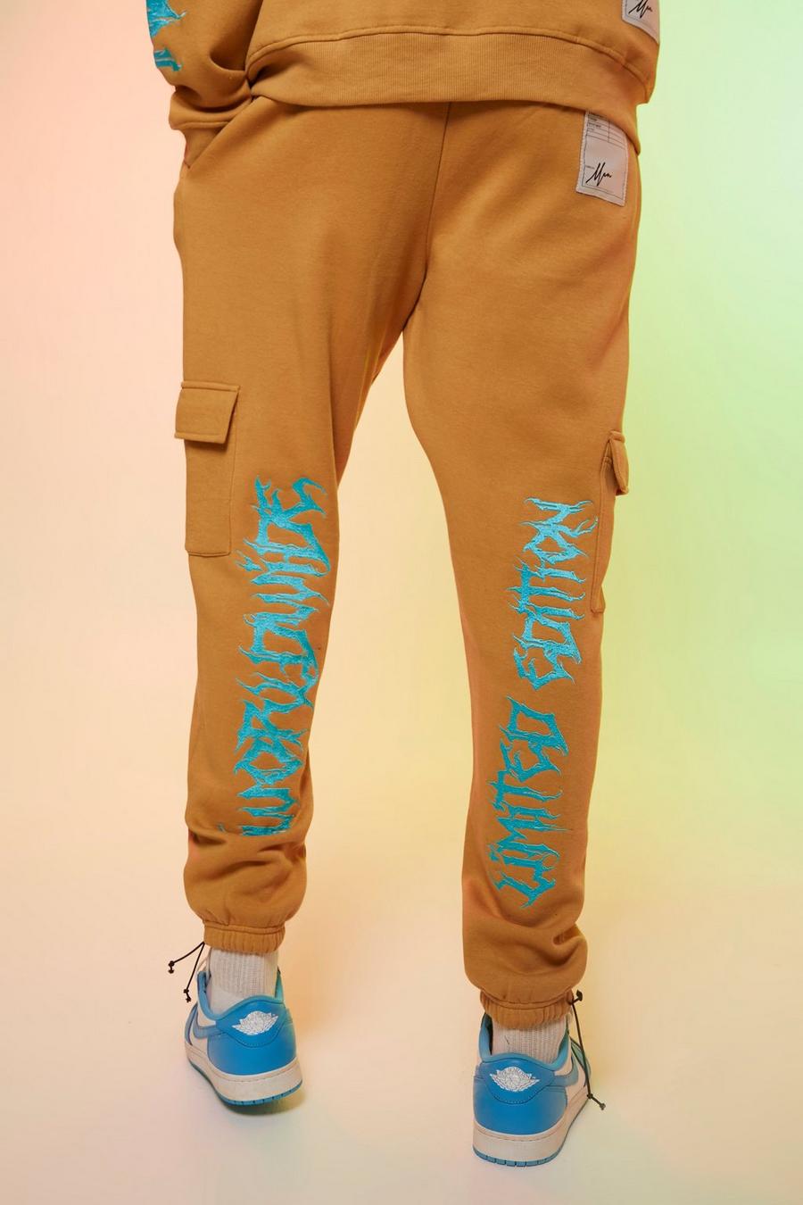 Tobacco Tall Worldwide Graphic Cargo Jogger image number 1