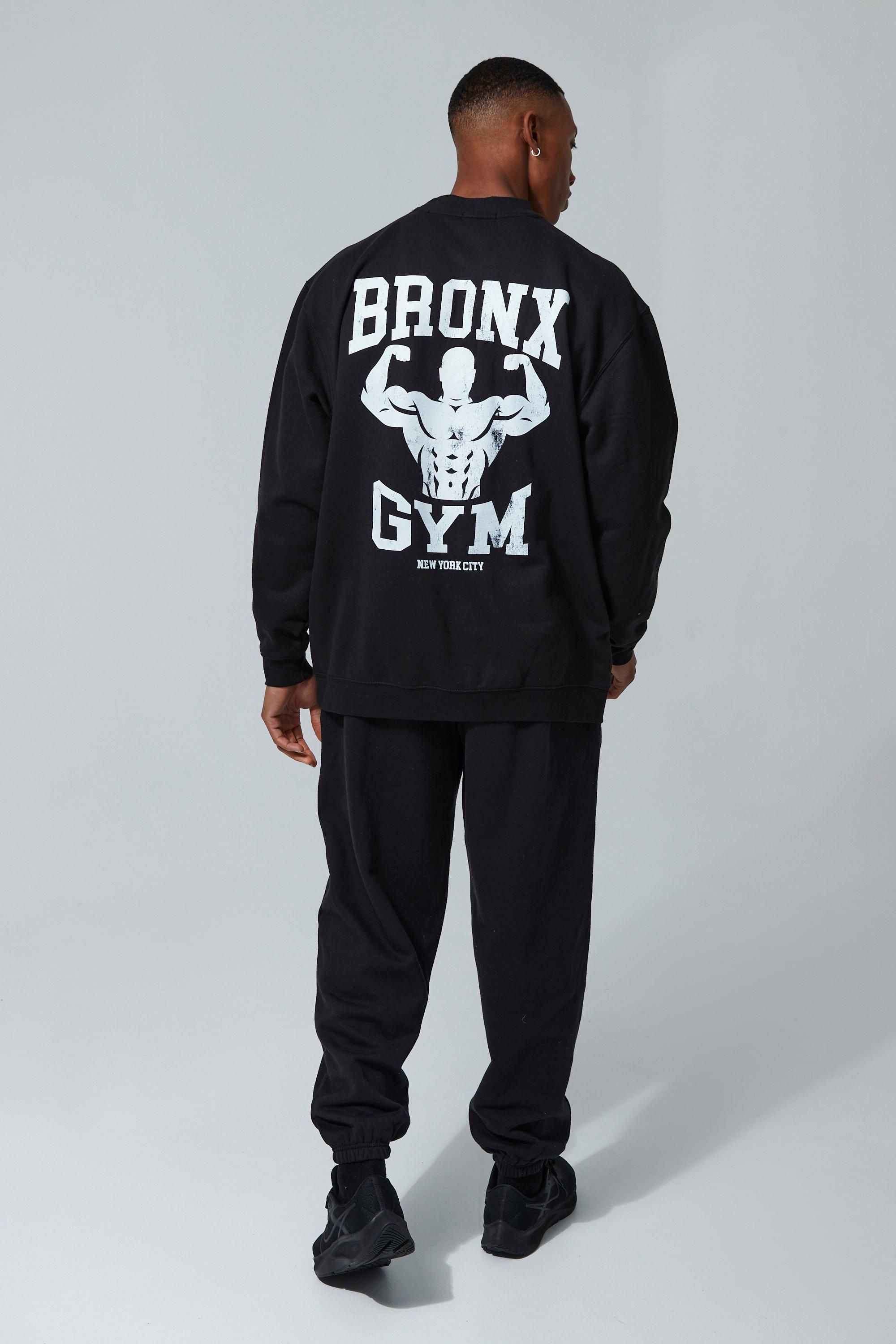 Pantalón deportivo MAN Active oversize con estampado de Bronx para el  gimnasio