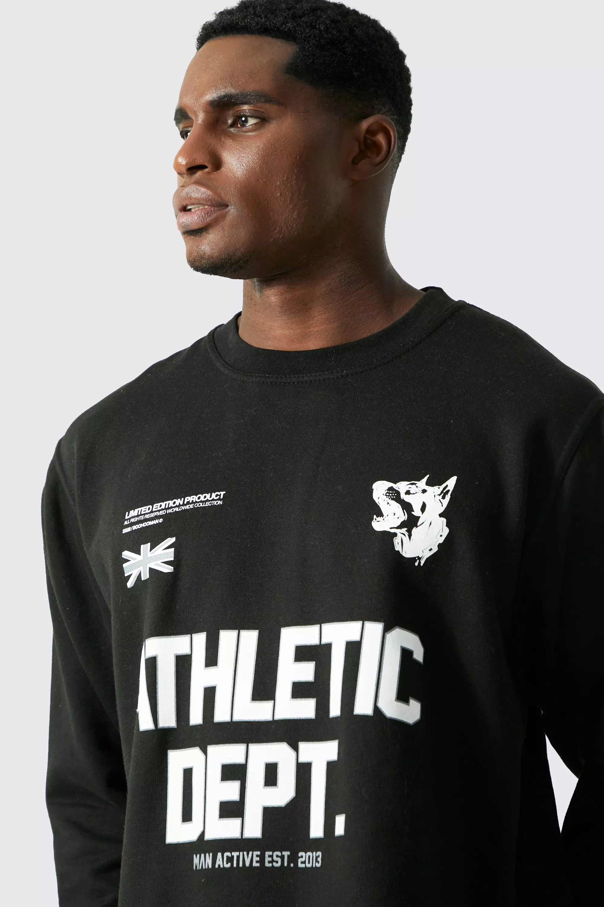 Oversized athletic sweatshirt hotsell