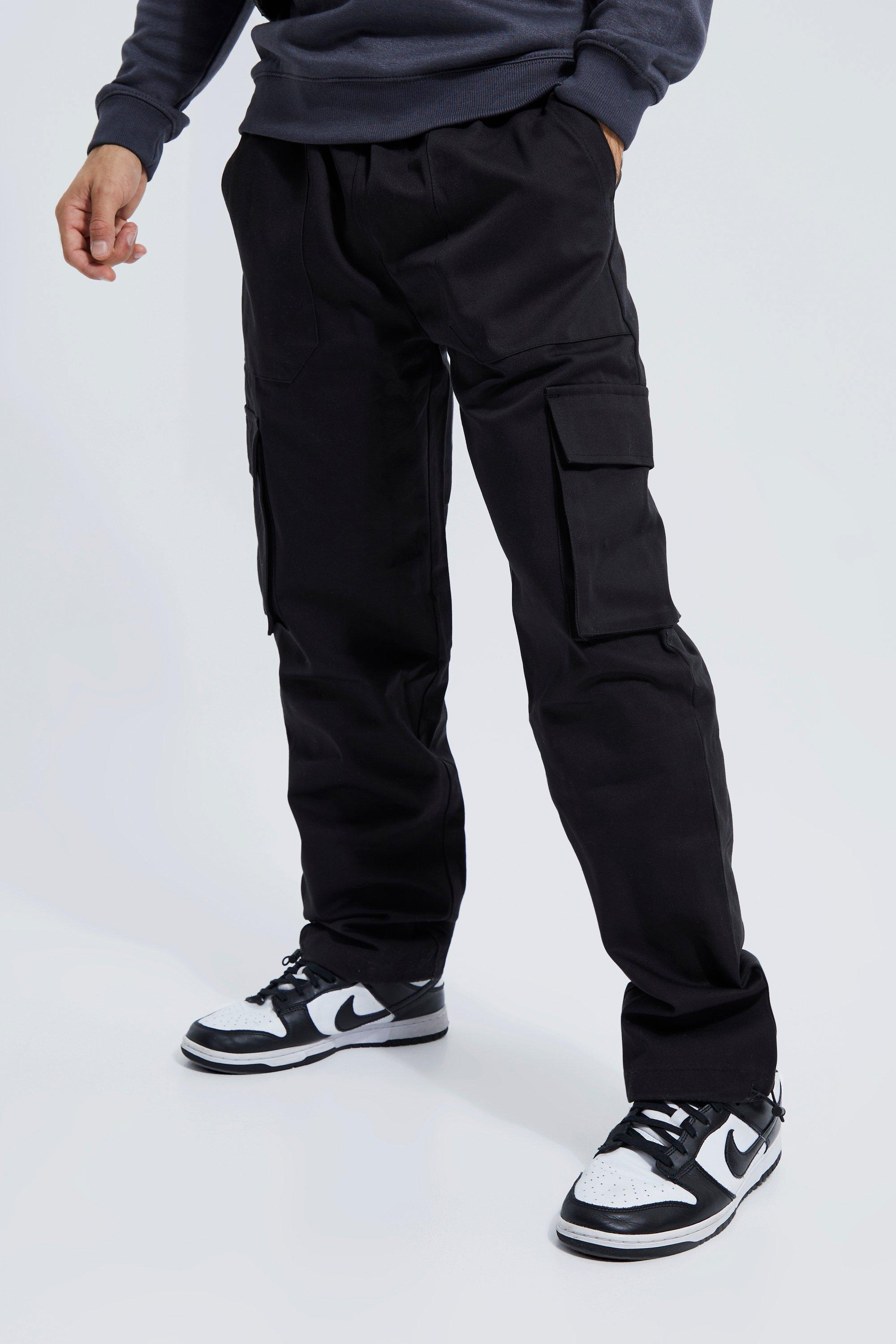 Shell Cargo Joggers With Bungee Hem