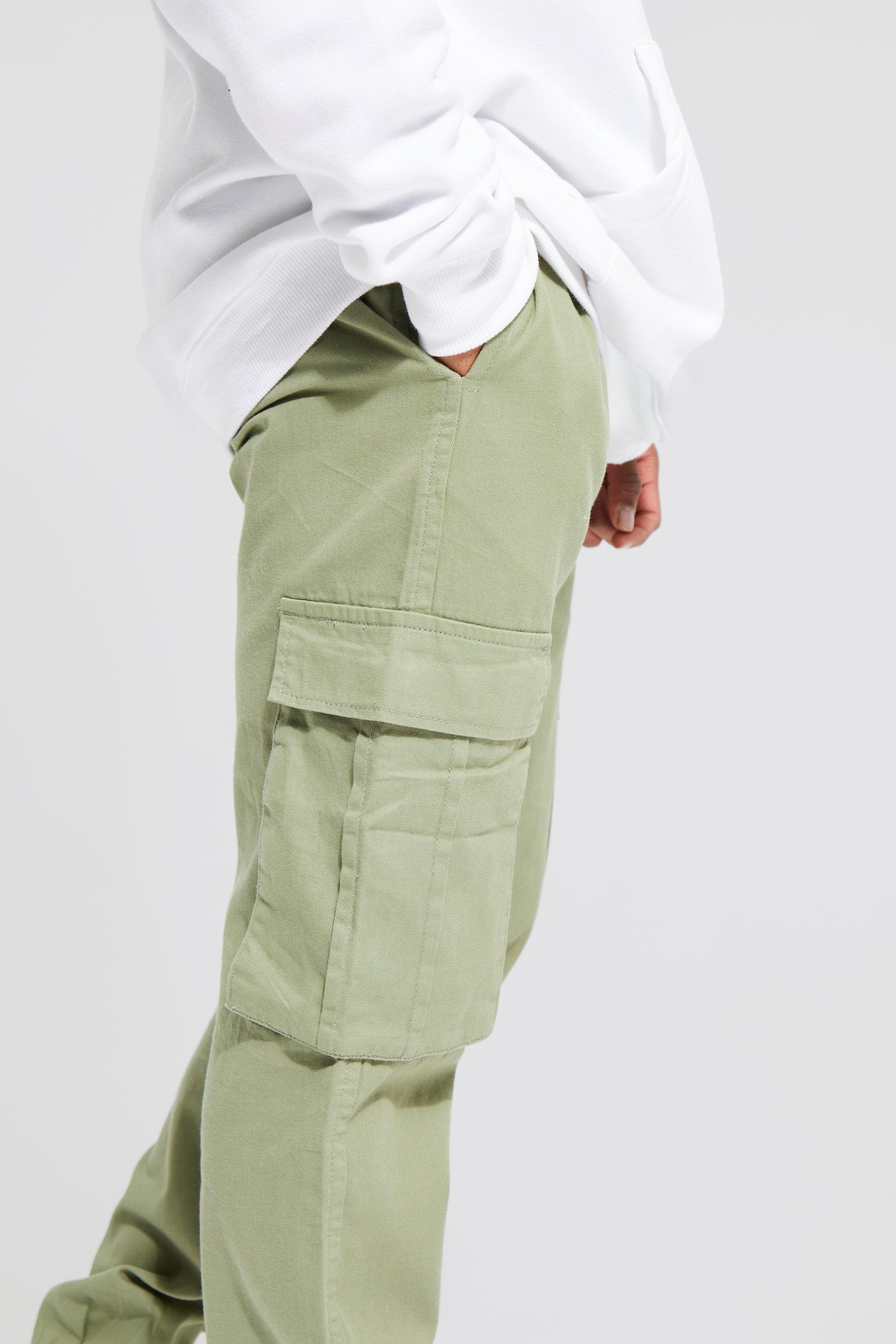 Twill store cargo joggers