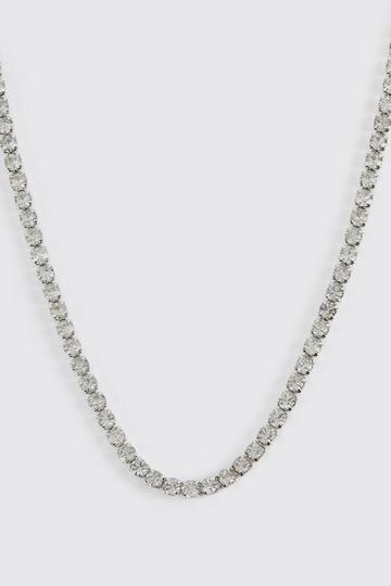 Vergulde Schakel Ketting silver