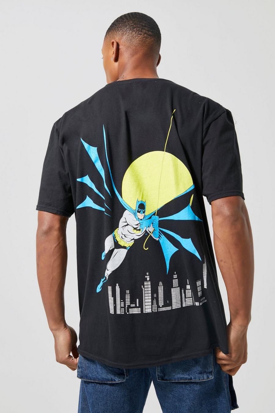 T-shirt oversize à imprimé Batman, White blanc