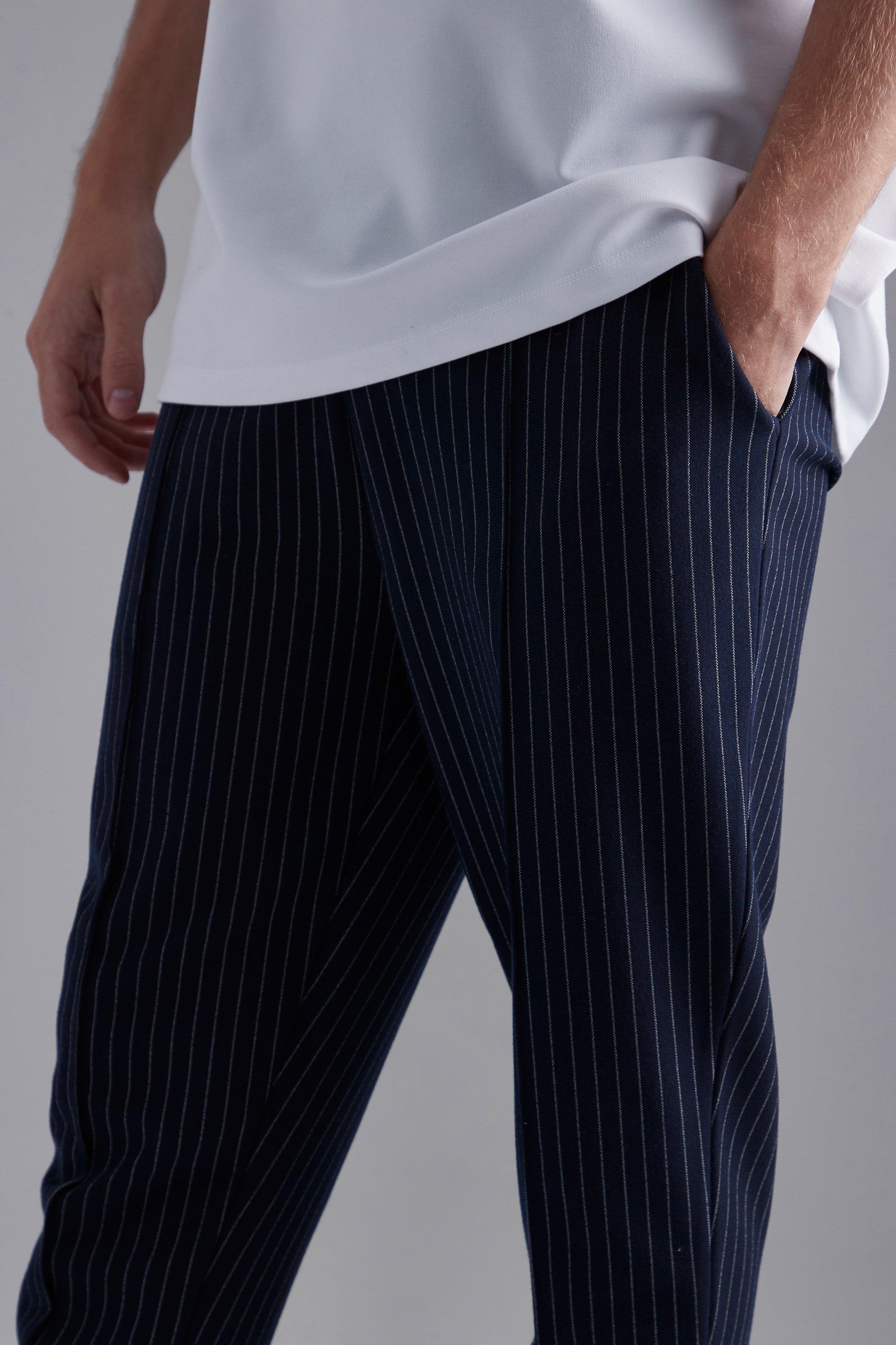 Pinstripe jogger best sale