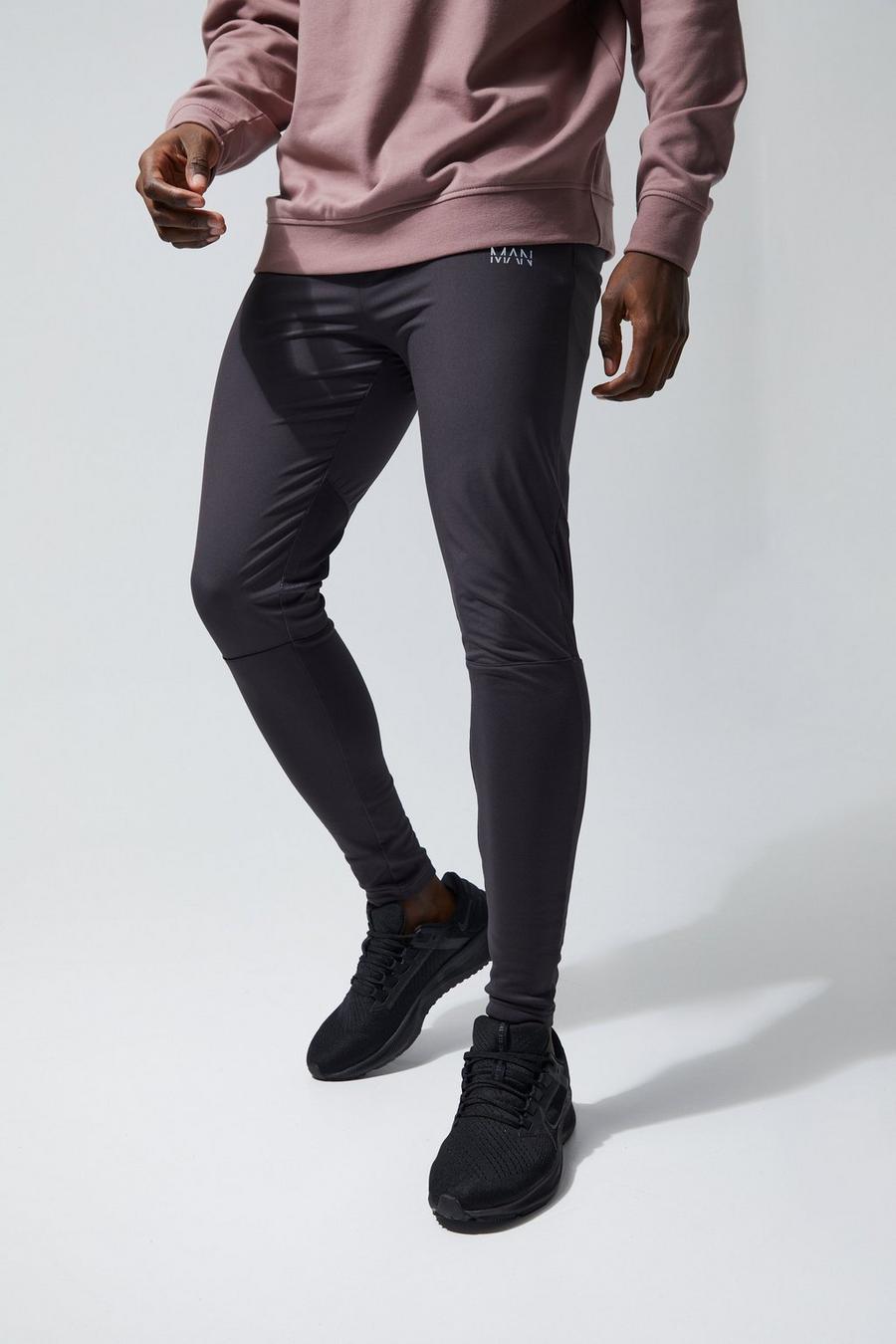 Charcoal grey Man Active Performance Track Pant