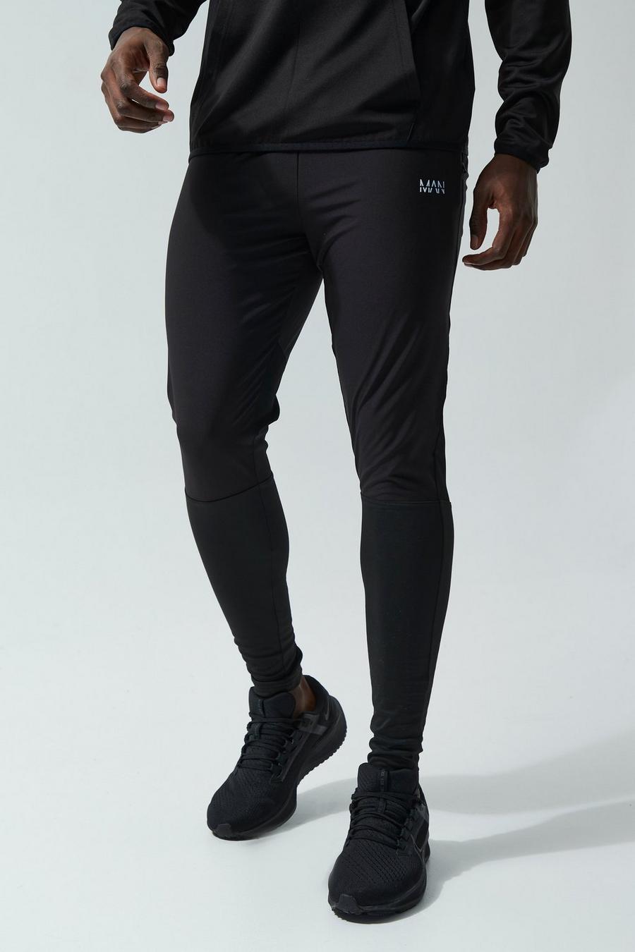 Pantalones deportivos MAN Active resistentes, Black negro