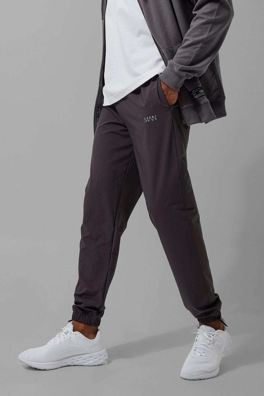 Charcoal Man Active Bungee Toggle Hem Joggers image number 1