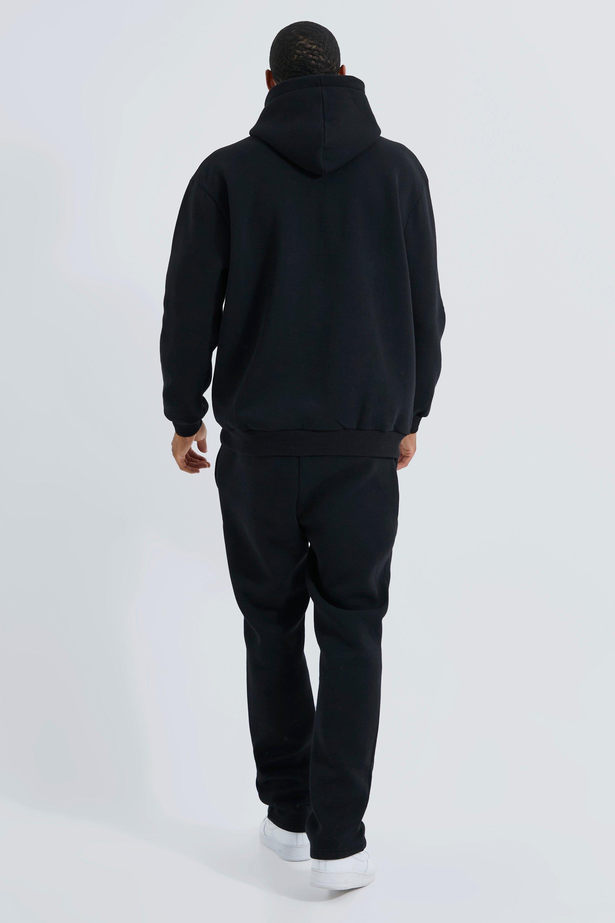 Tall Gothic Graffiti Hooded Tracksuit | boohoo