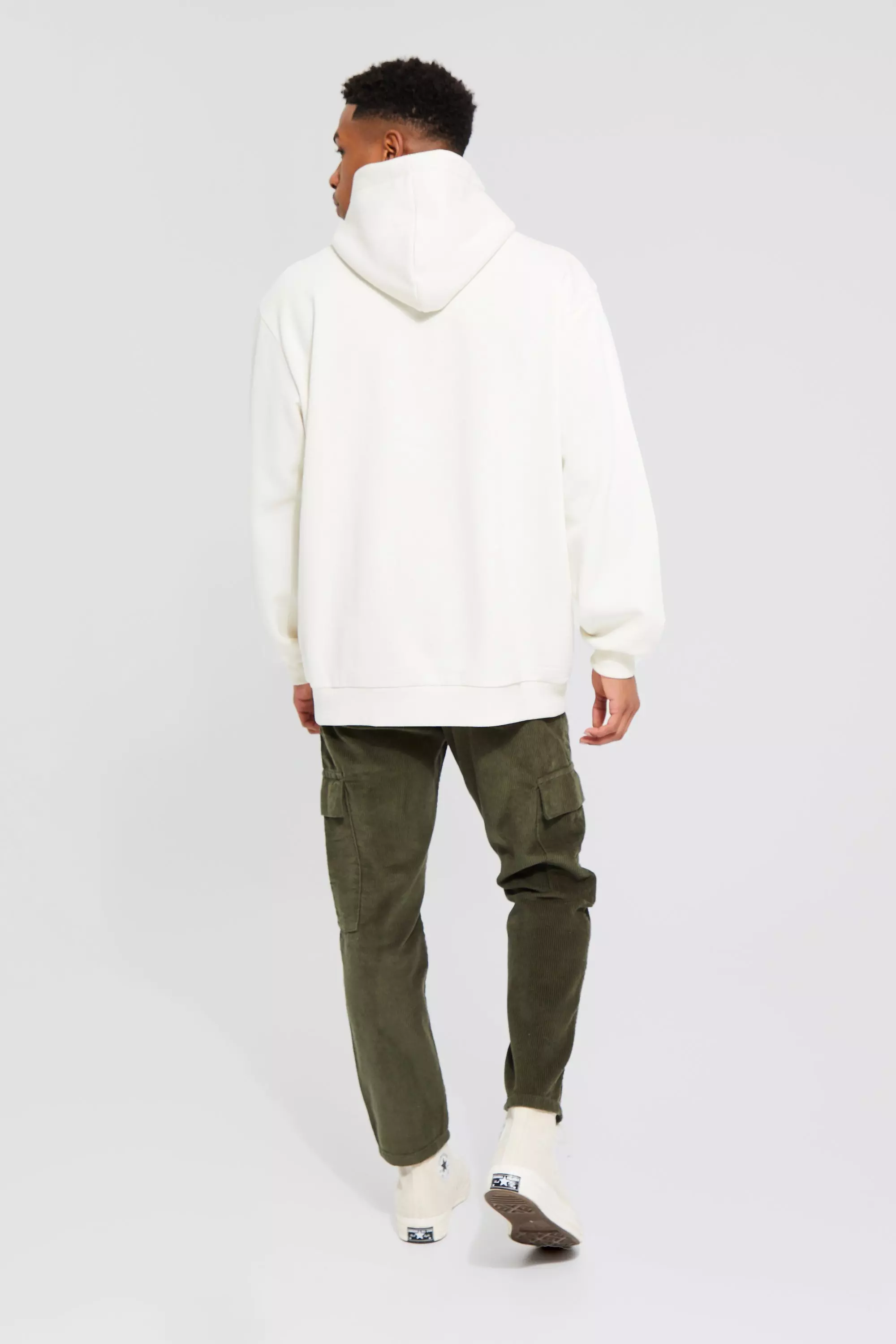 Khaki Tapered Cord Cargo Trouser alternative image