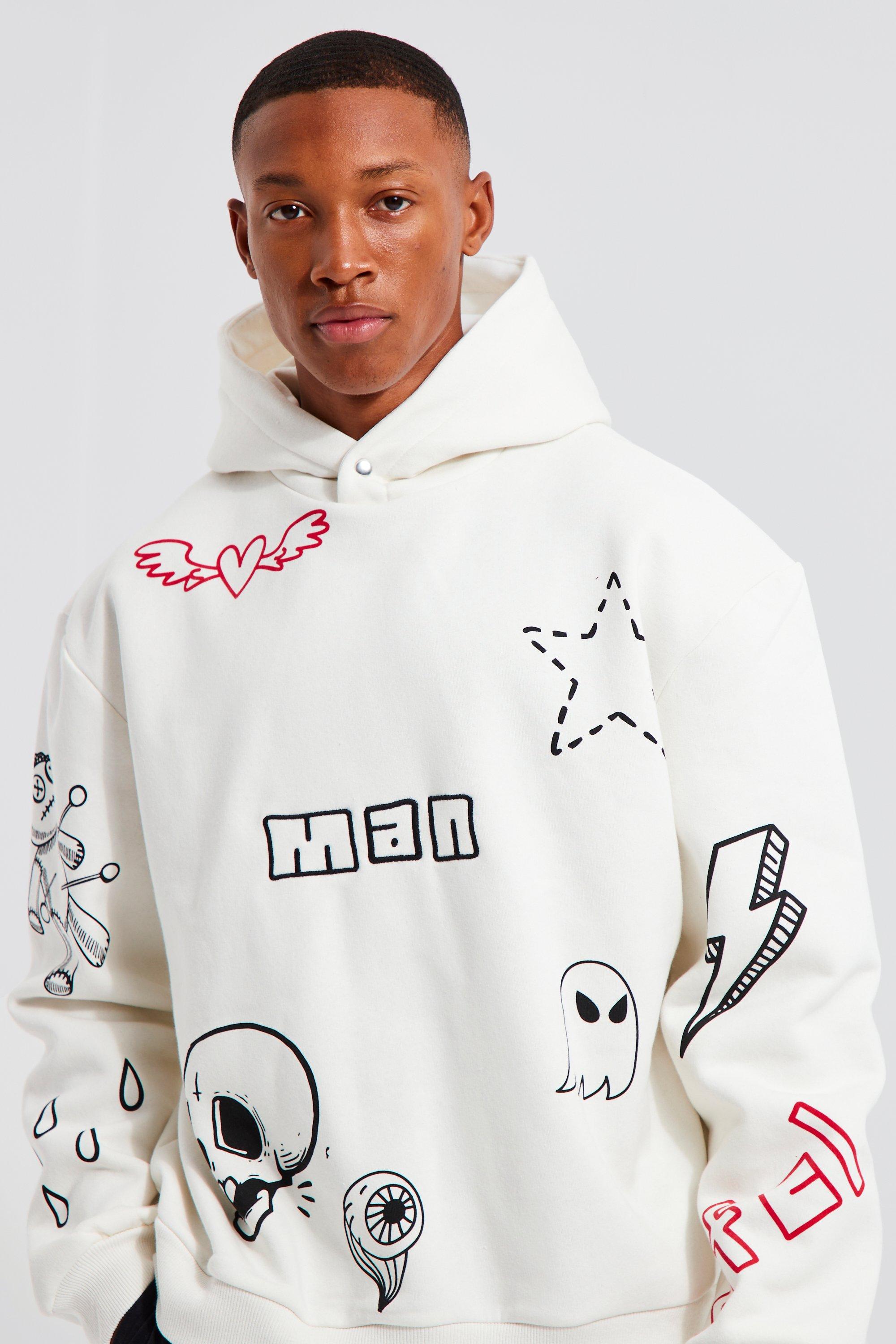 Oversized off white on sale hoodie