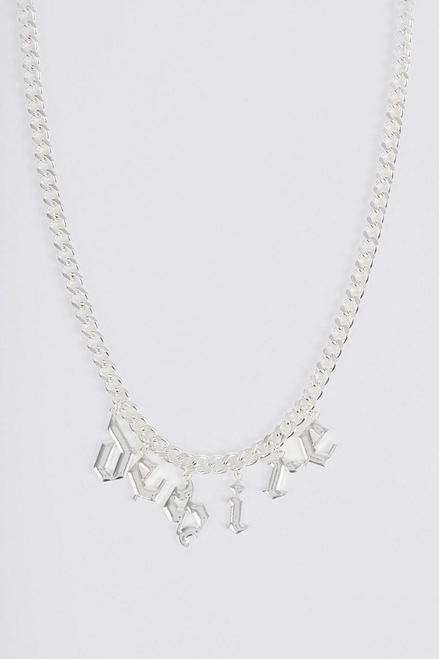 Silver Desire Chain Necklace image number 1