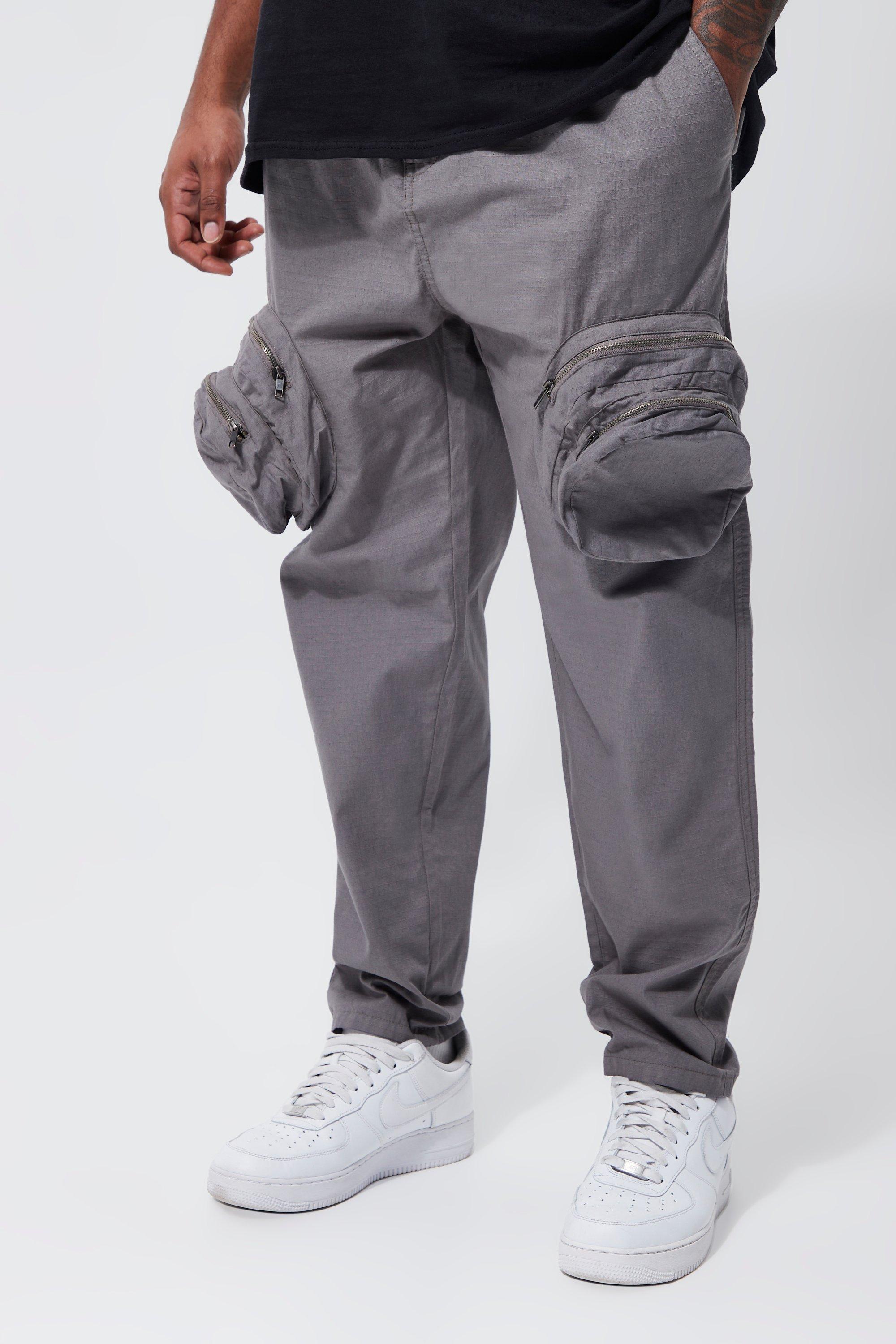 Mens smart best sale cargo trousers