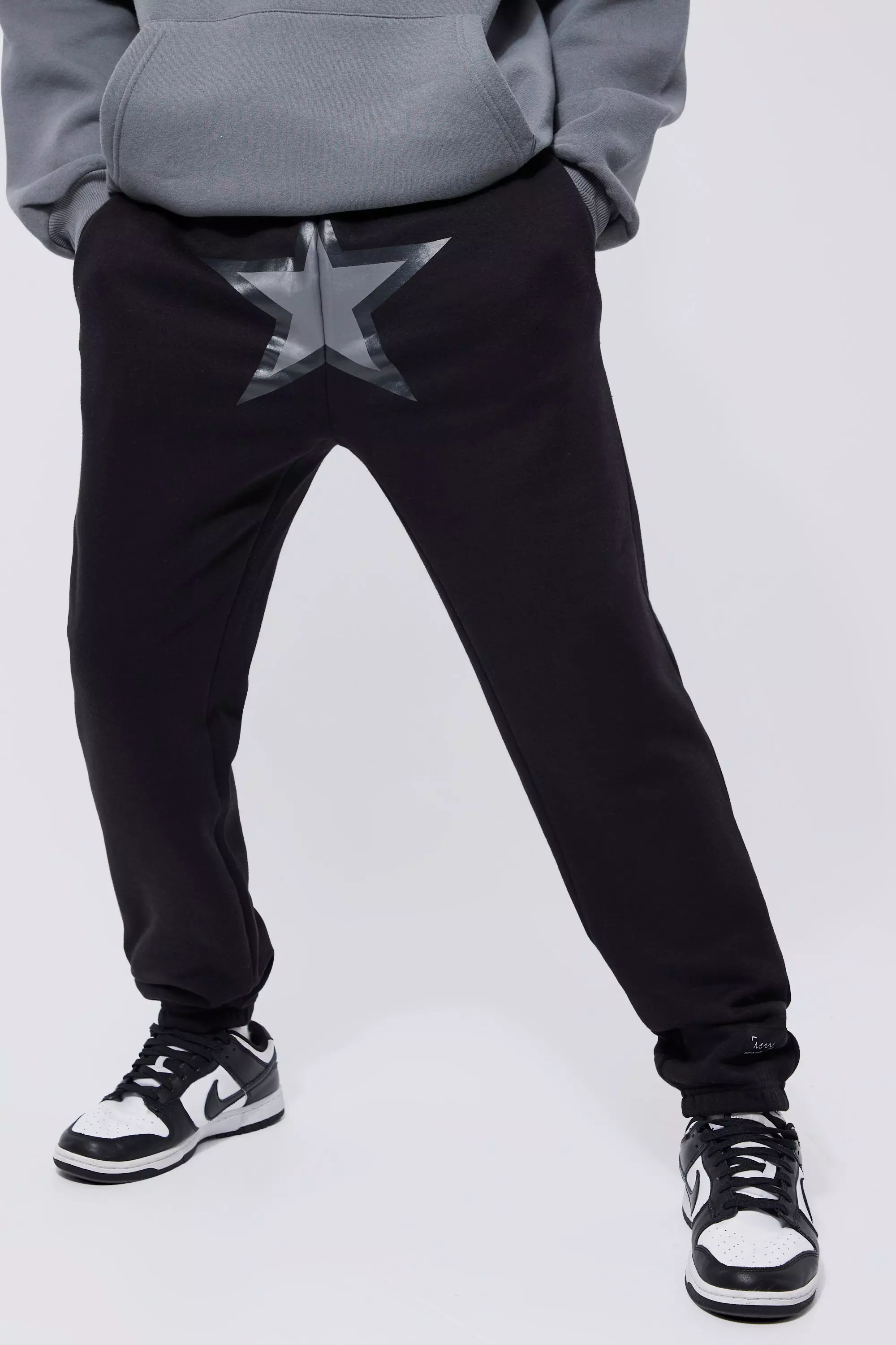 Black 2025 star joggers