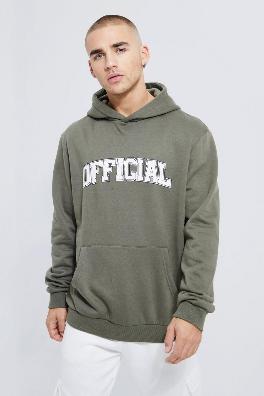 Olive green Official Piping Hoodie