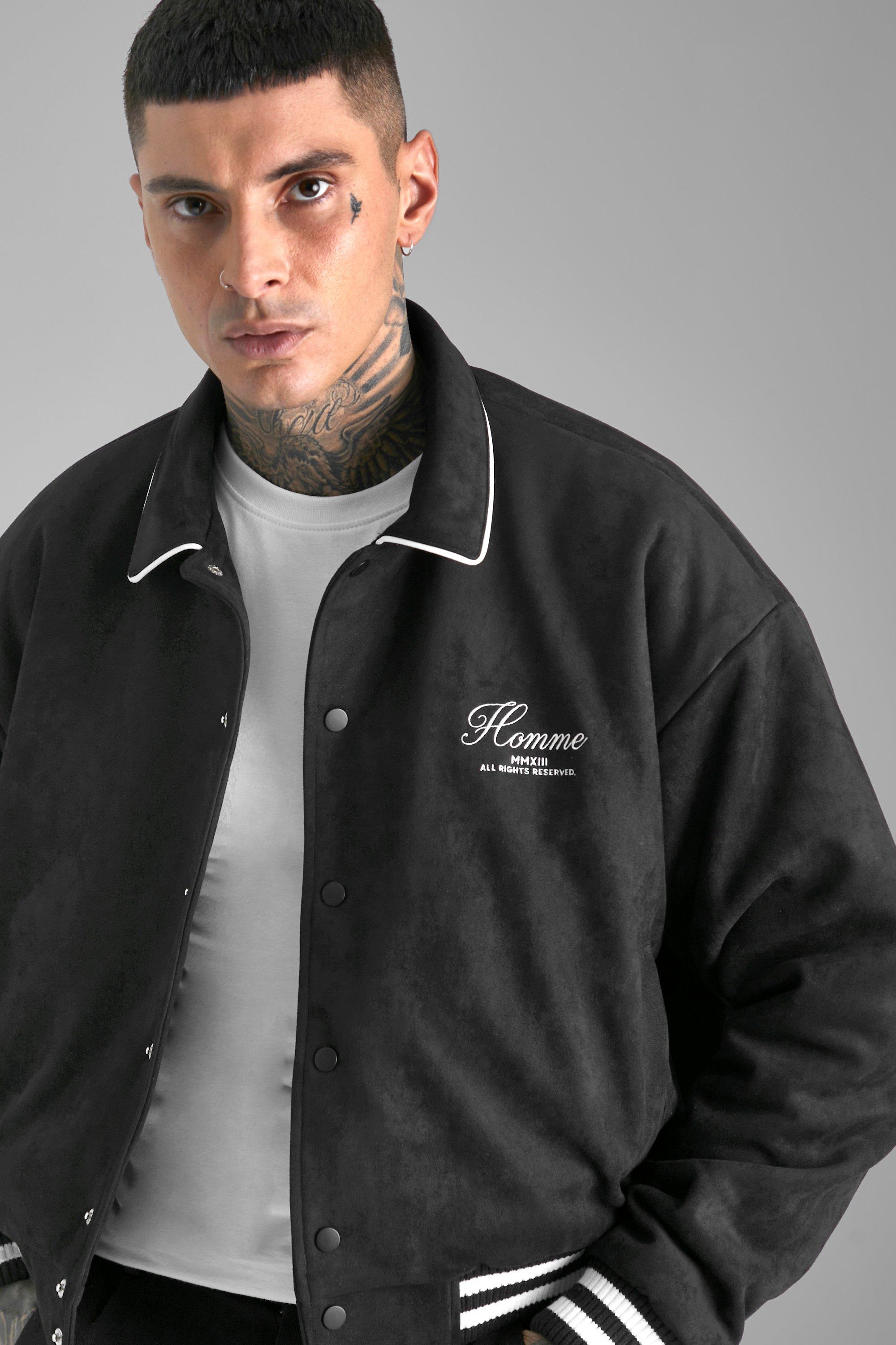 Varsity Leather Blouson - Men - Ready-to-Wear