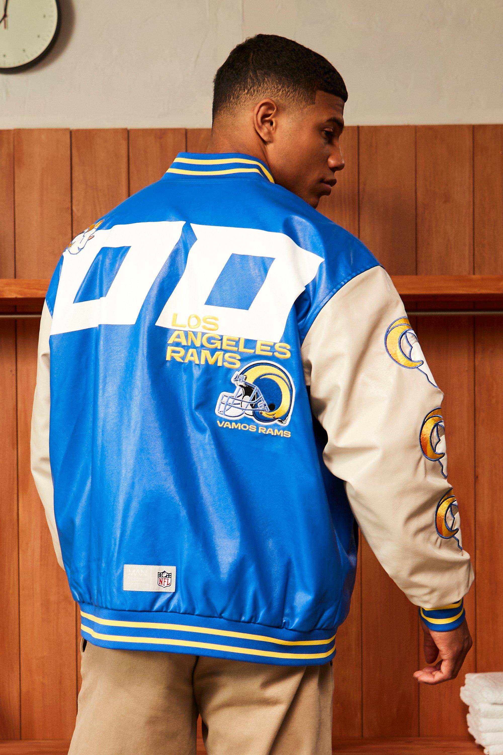 Men's Nfl Oversized La Rams Bomber Jacket