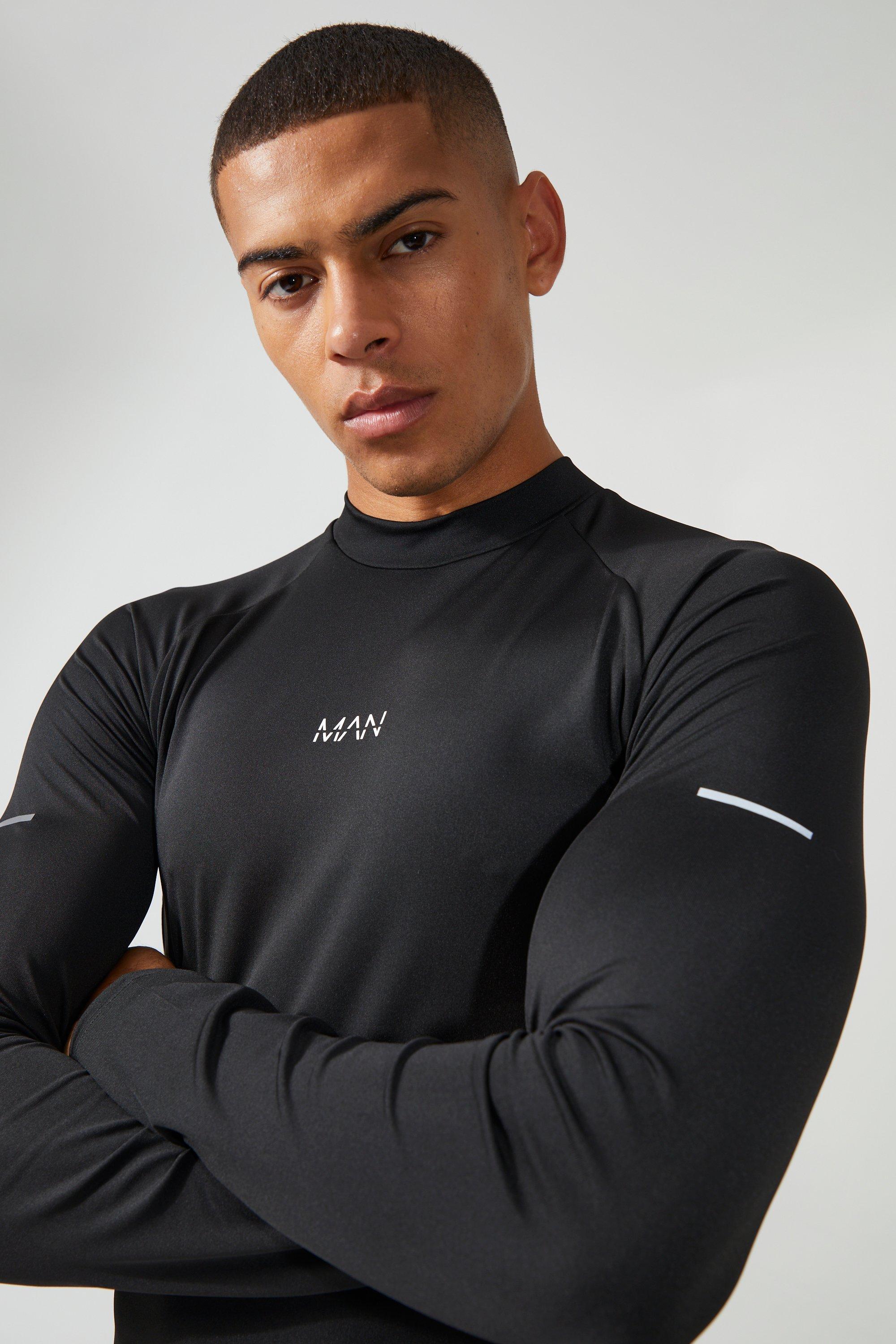 Vêtements de Sport pour Hommes Ensemble Hauts de Compression Homme