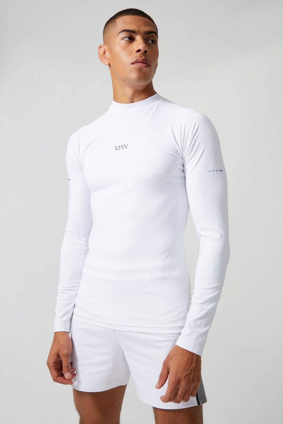 White Man Active Compression Training Top image number 1