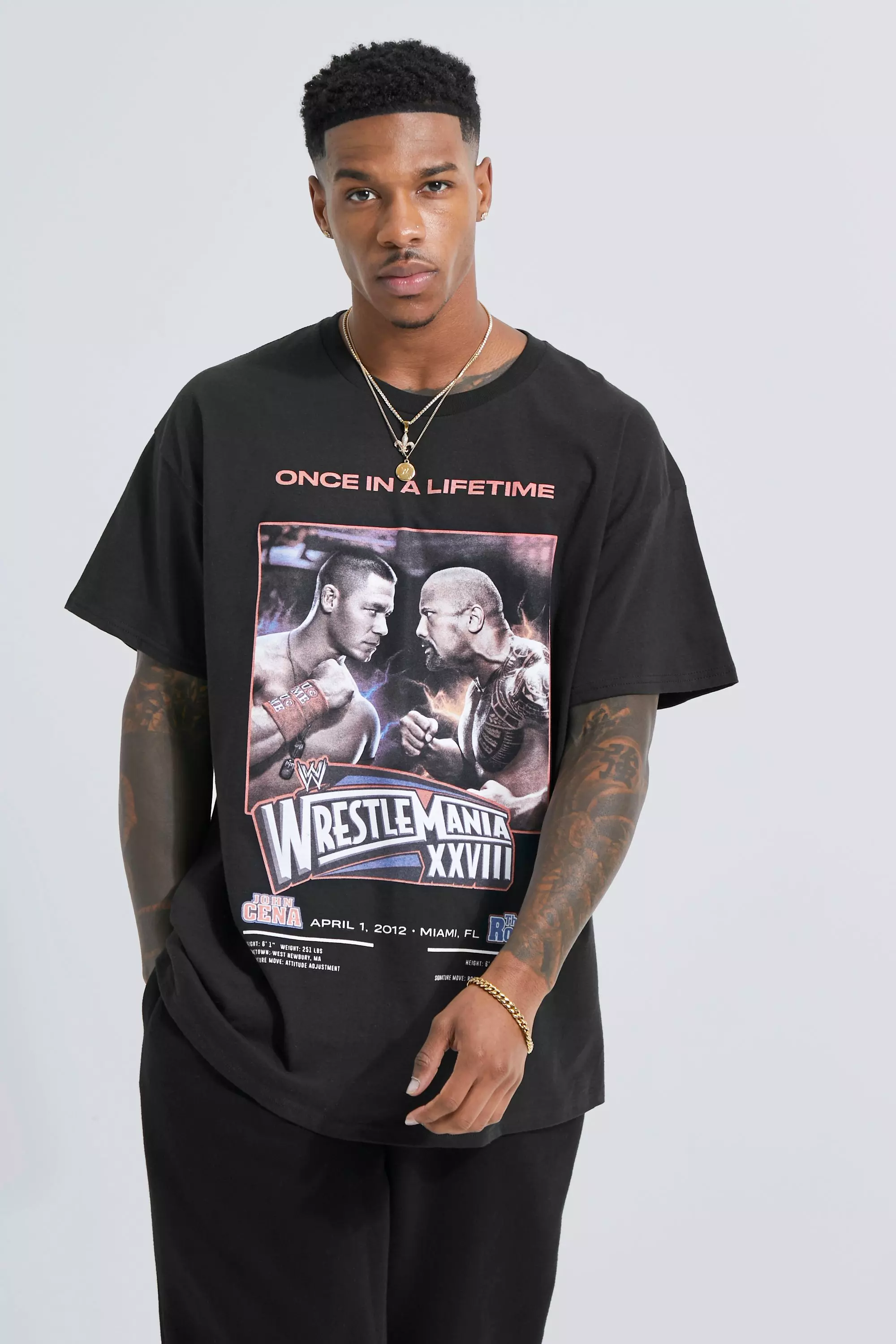 T store shirt wwe