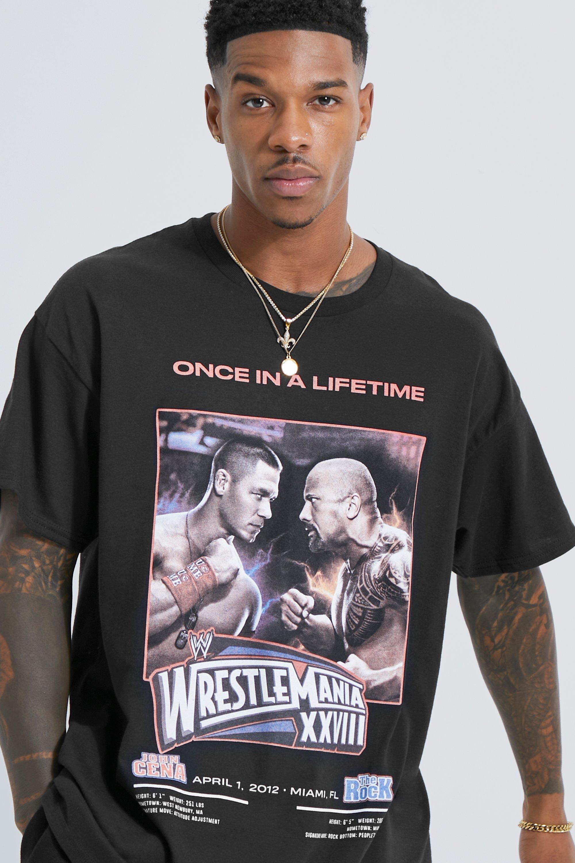 T shirt best sale wwf homme